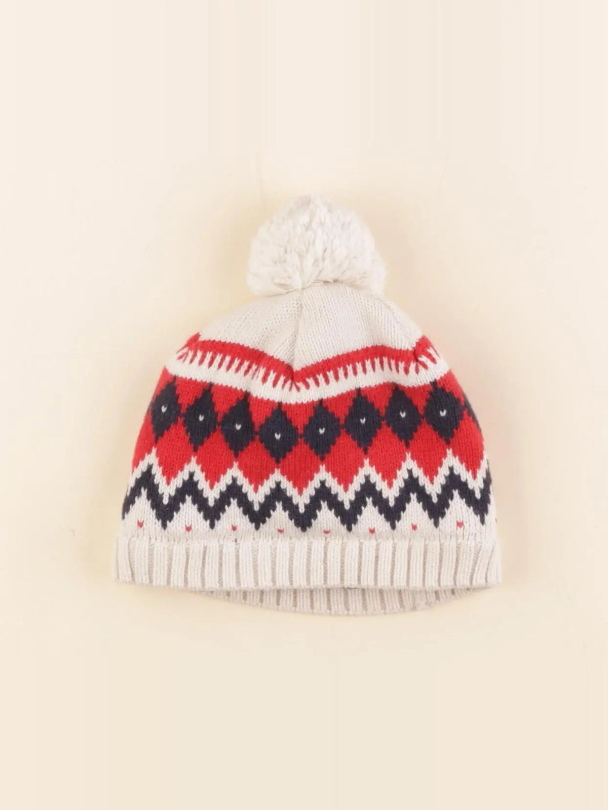 Petit Bateau - bonnet beige - 24/36 mois
