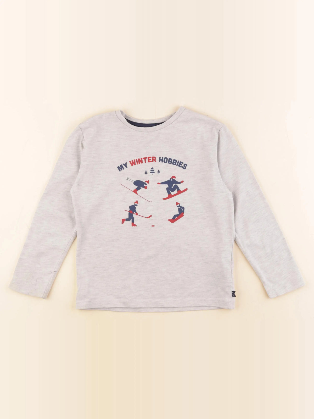Okaidi - tee-shirt gris - 4 ans