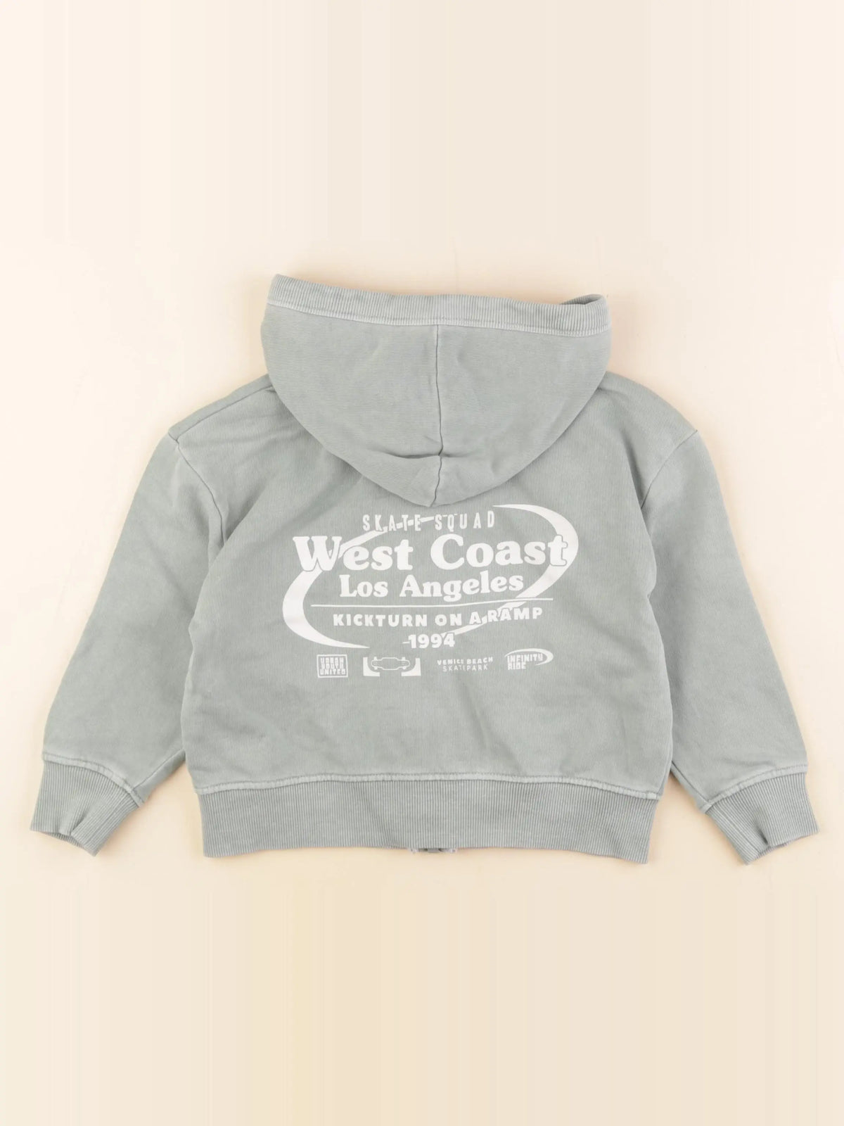 Tape à l'oeil - sweat imprimé au dos vert - 2/3 ans