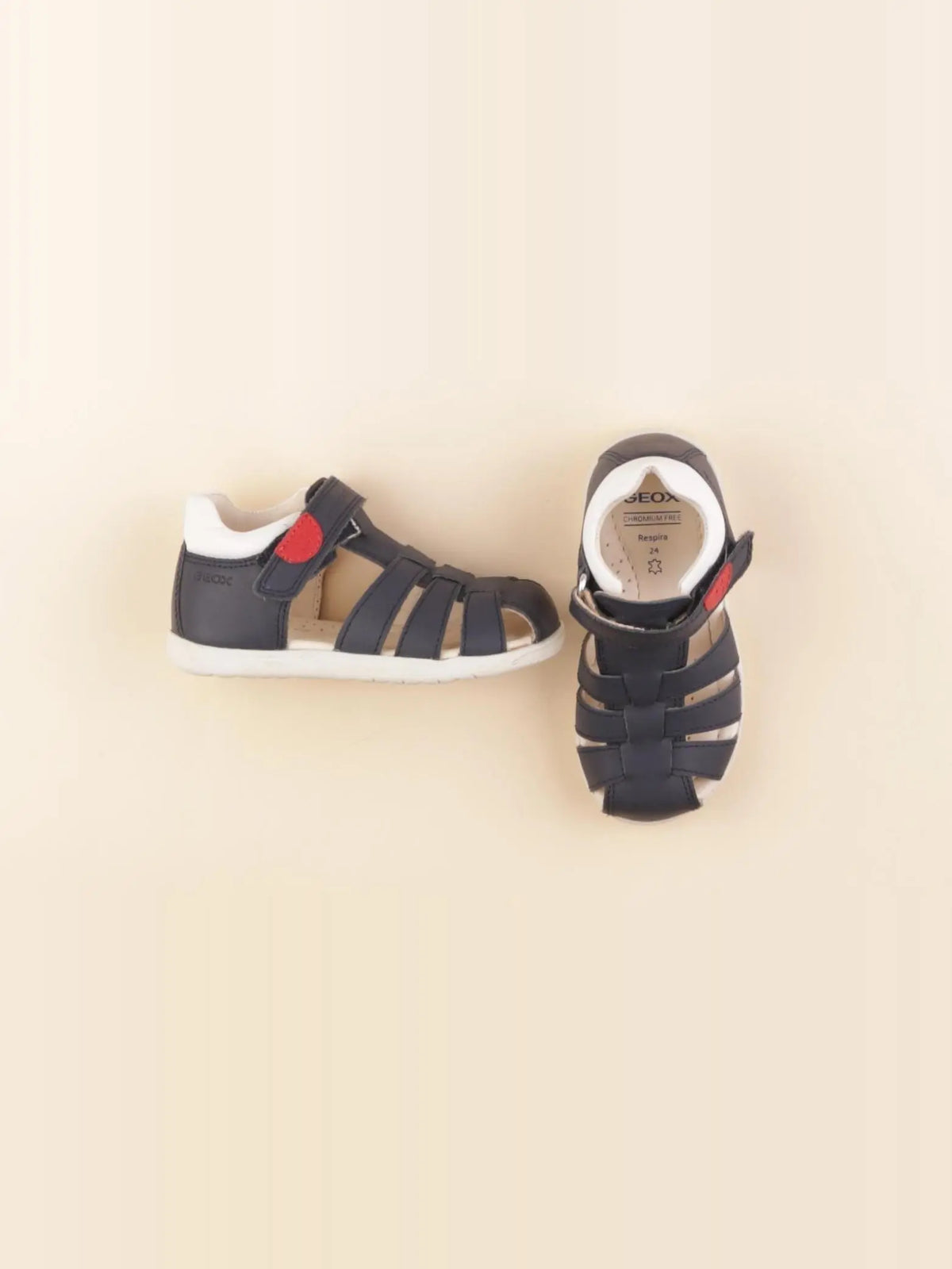 Geox - sandales bleu - pointure 24