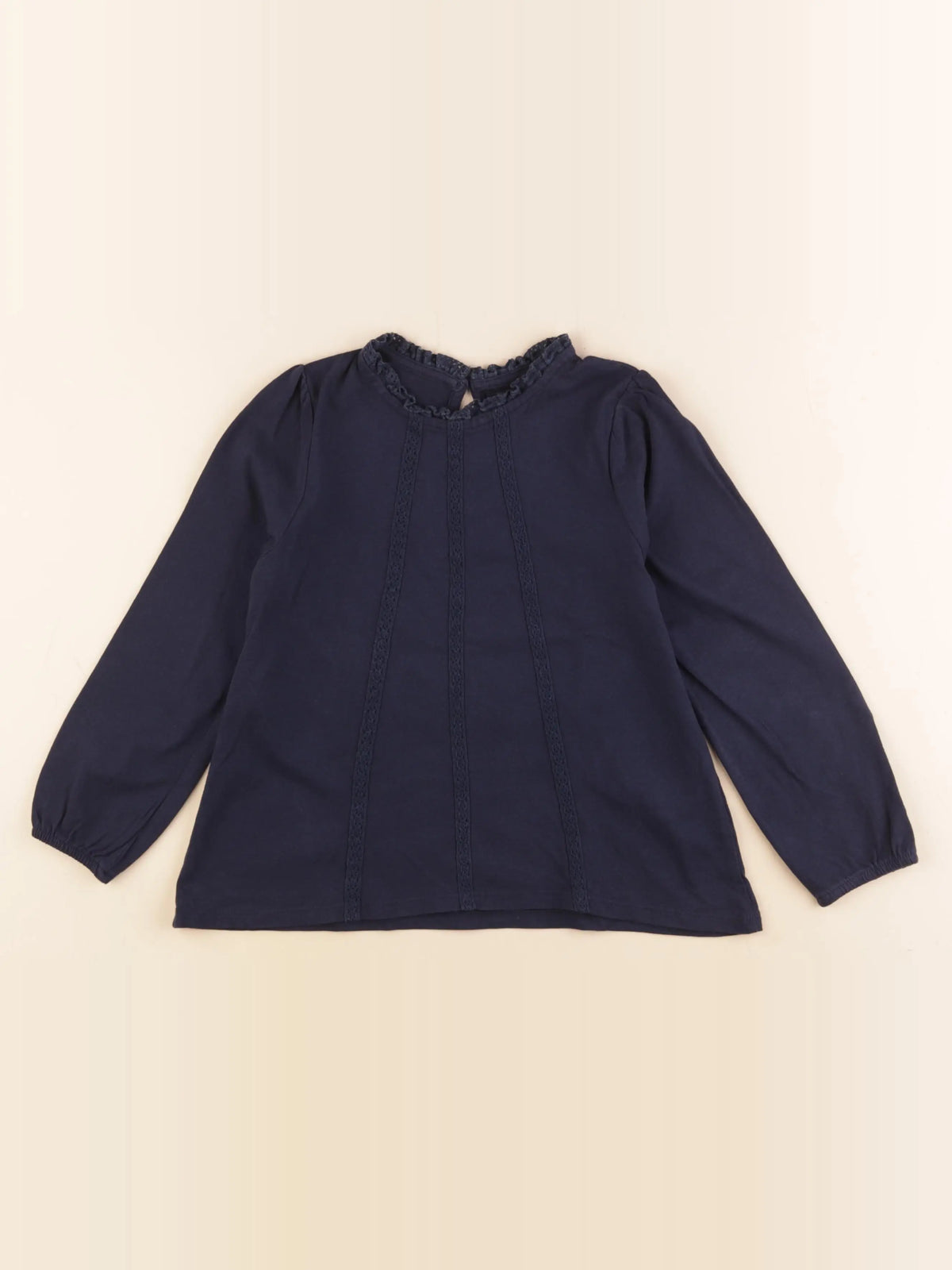 Vertbaudet - tee-shirt bleu - 8 ans