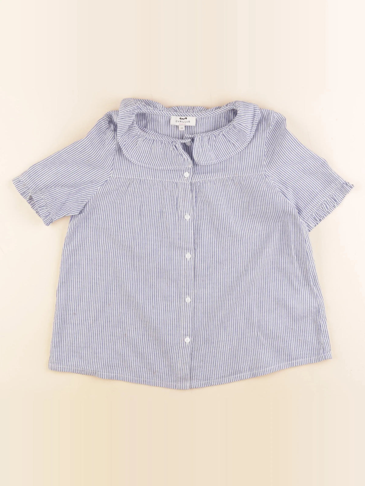 Cyrillus - blouse bleu - 10 ans