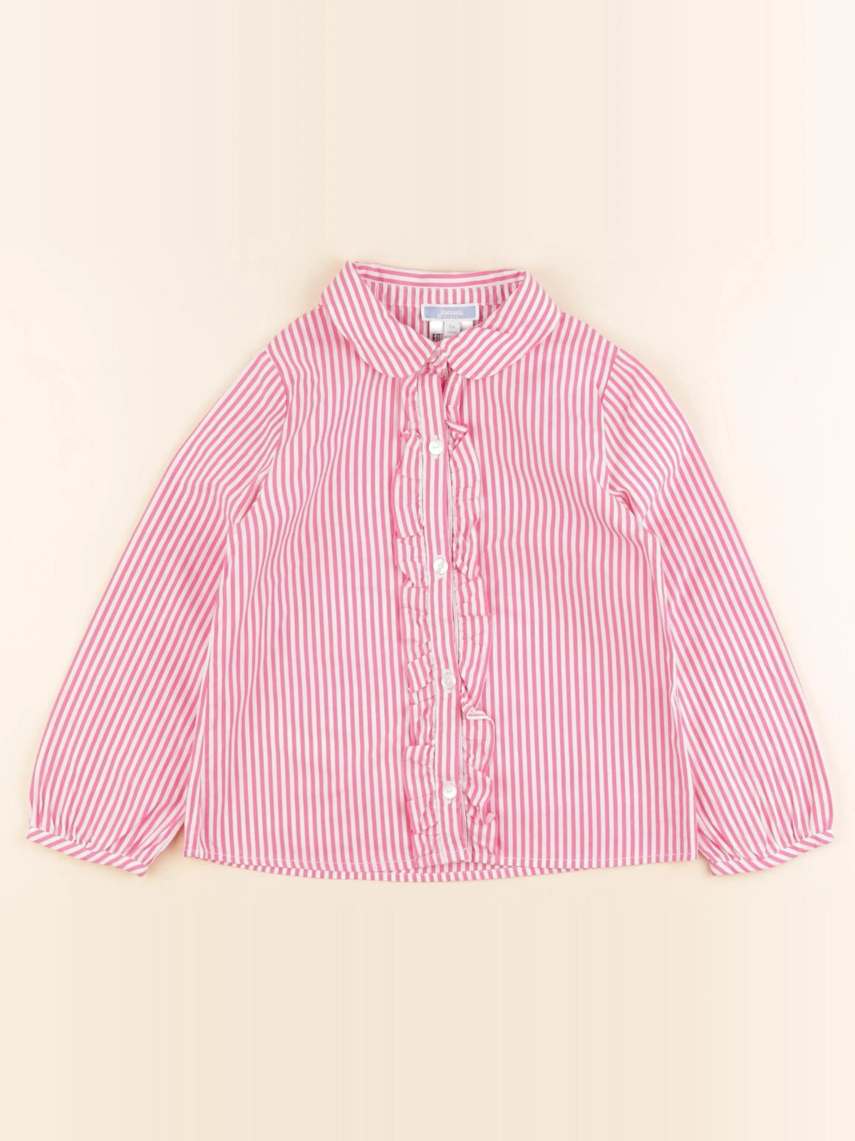 Jacadi - blouse blanc, rose - 6 ans