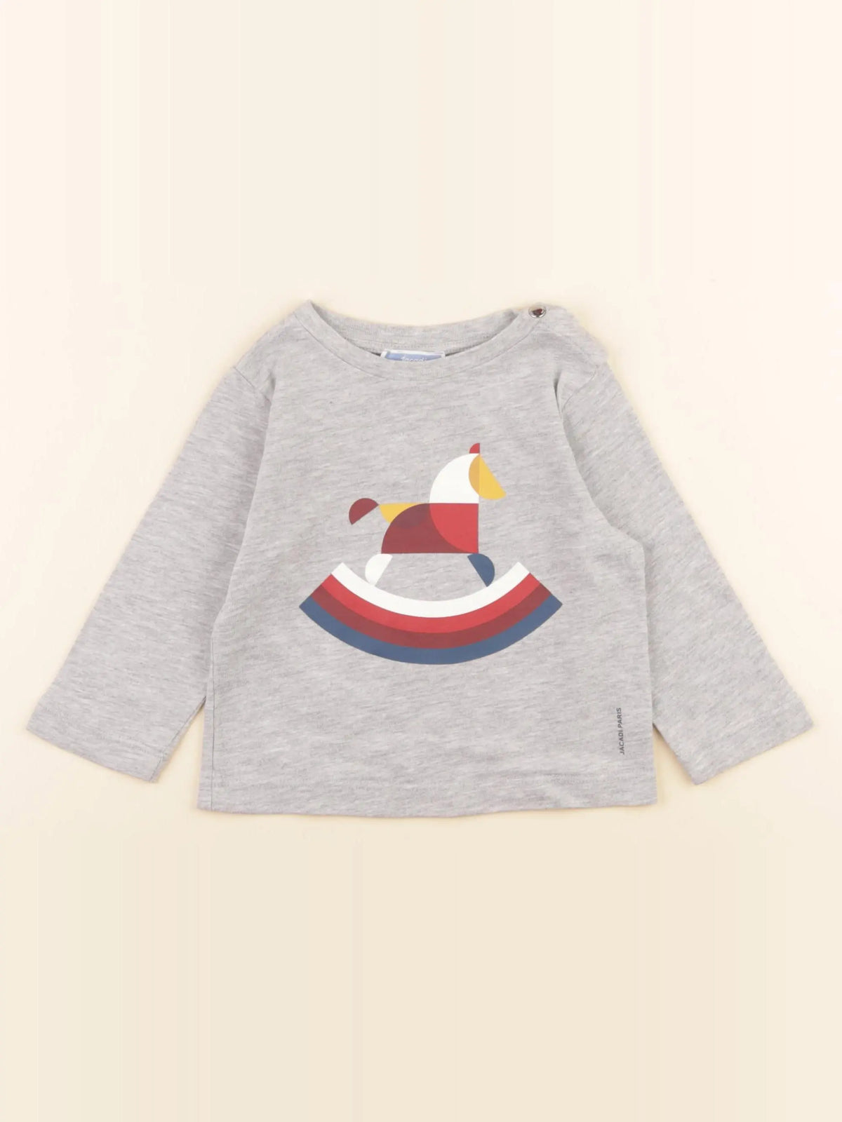 Jacadi - tee-shirt gris - 12 mois