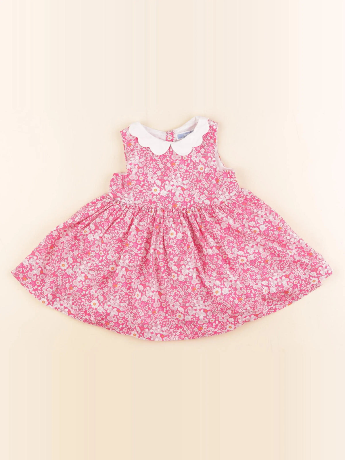 Jacadi - robe rose - 12 mois