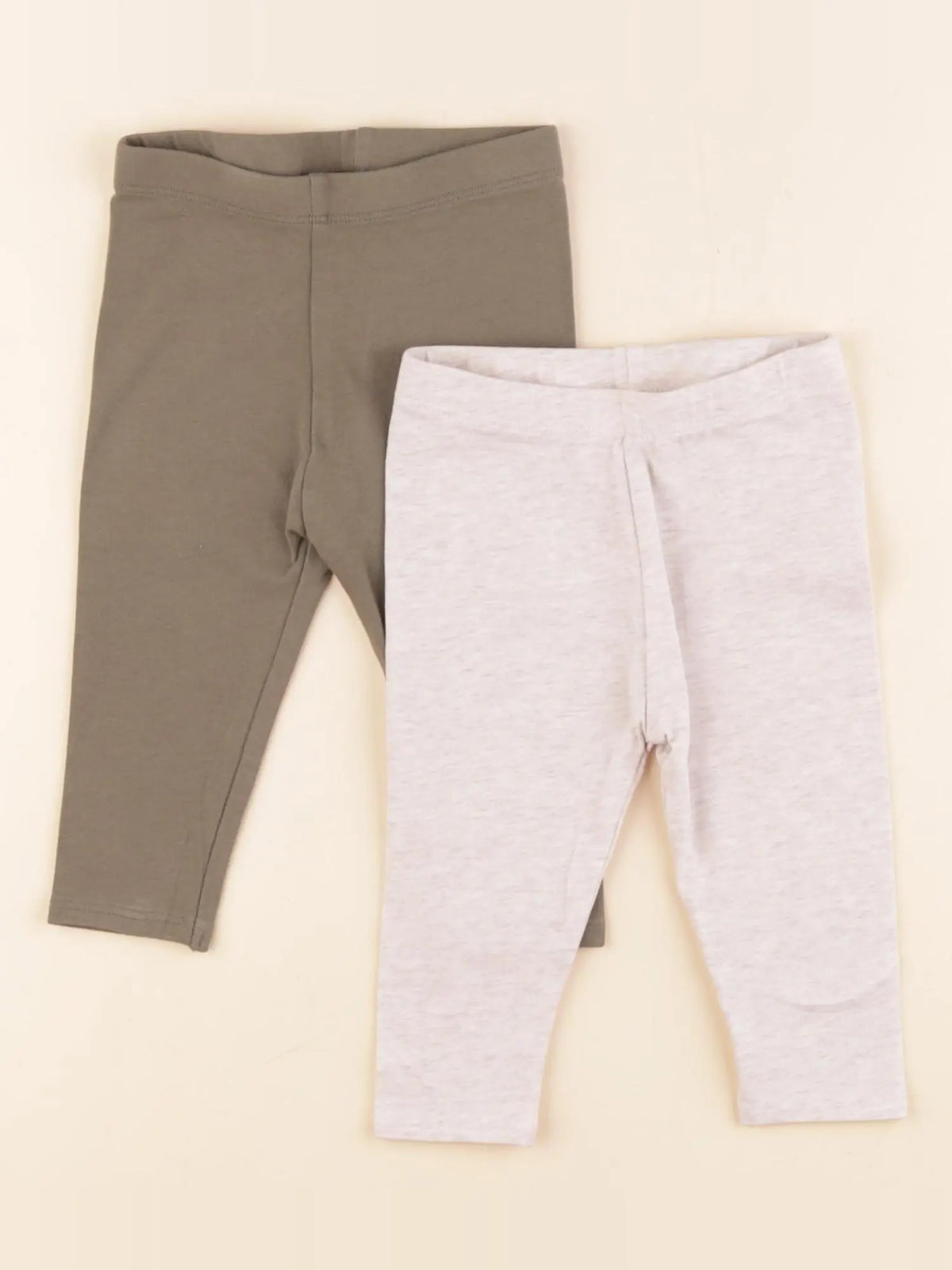 Vertbaudet - lot de 2 leggings multicolore - 6 mois