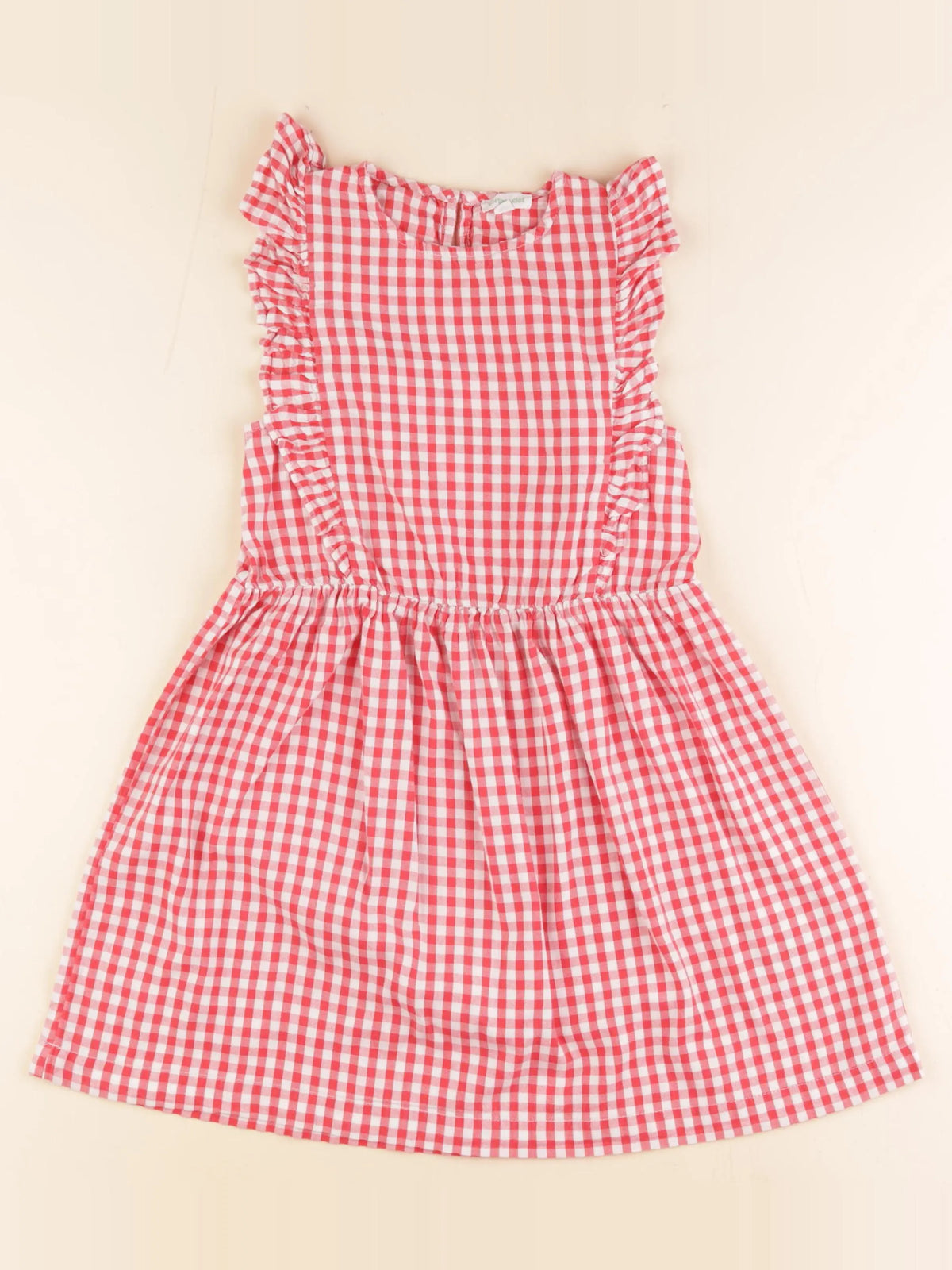 Vertbaudet - robe rouge - 8 ans