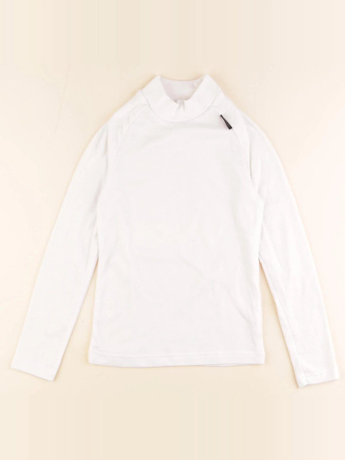 Decathlon ski - sous-pull technique blanc - 8 ans