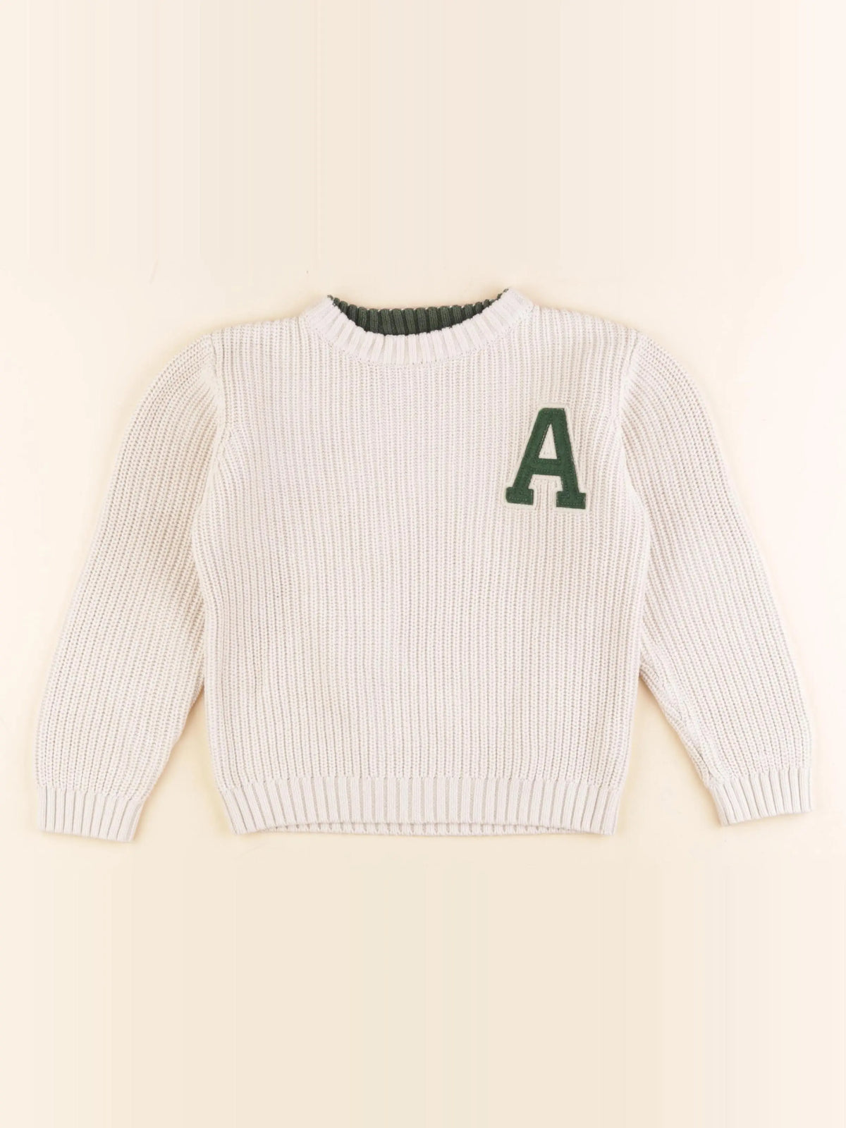 Monoprix - pull beige - 5 ans