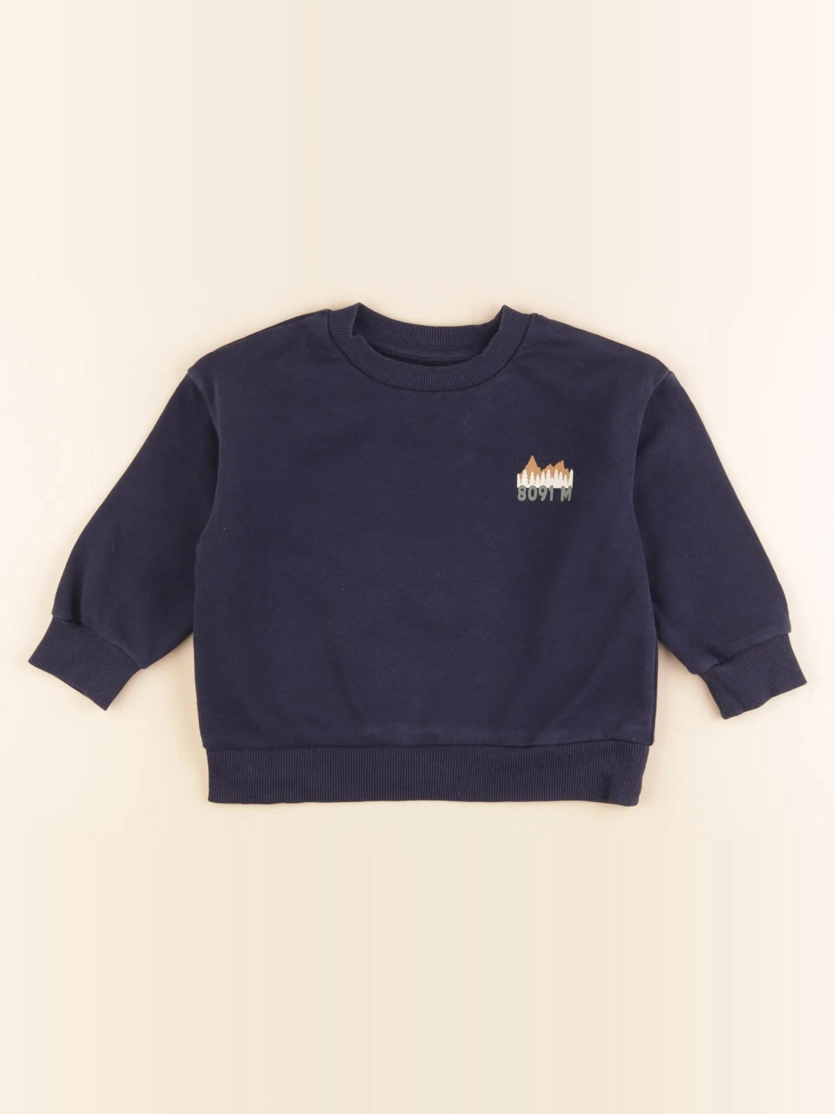 Vertbaudet - sweat bleu - 3 ans