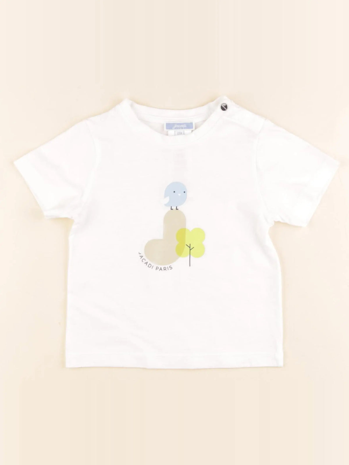 Jacadi - tee-shirt blanc - 24 mois