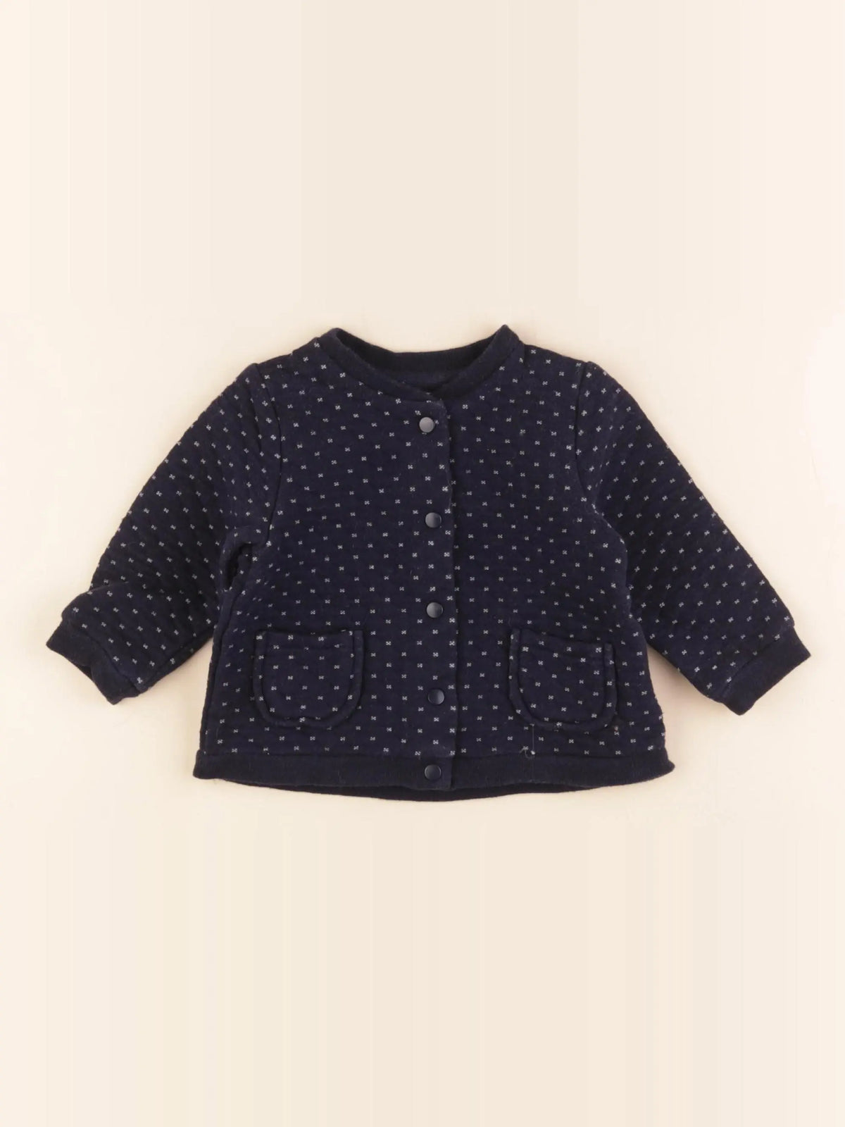 Boutchou - sweat bleu - 9 mois