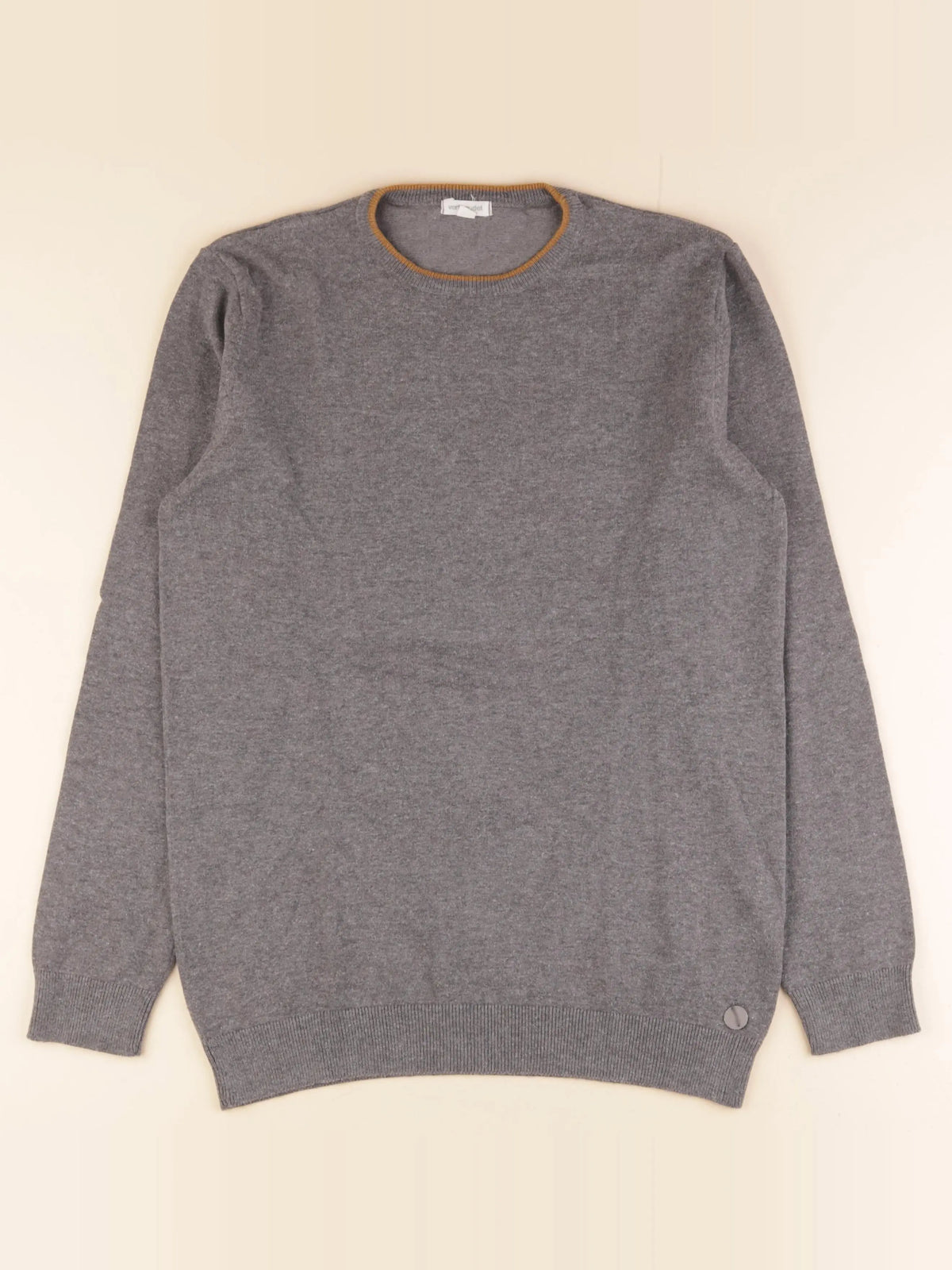 Vertbaudet - pull gris - 14 ans