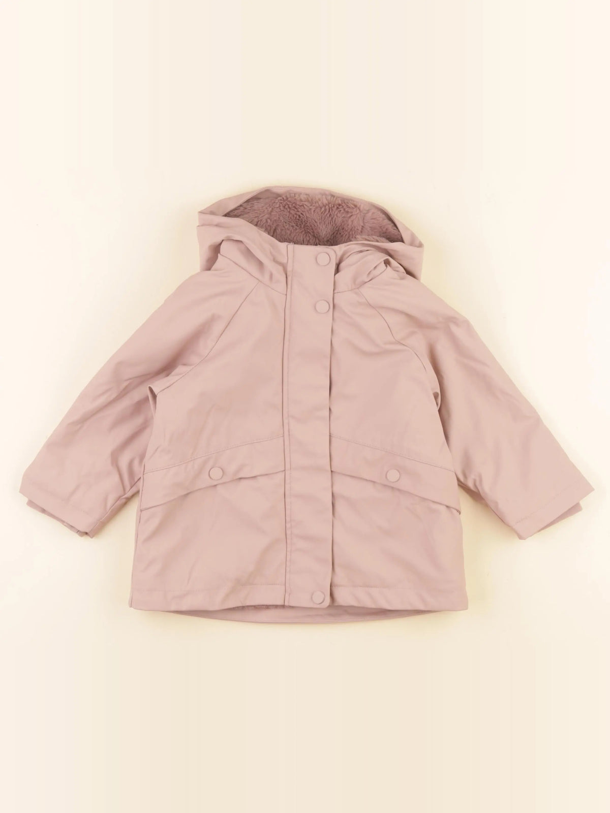 Zara - imperméable rose - 18 mois