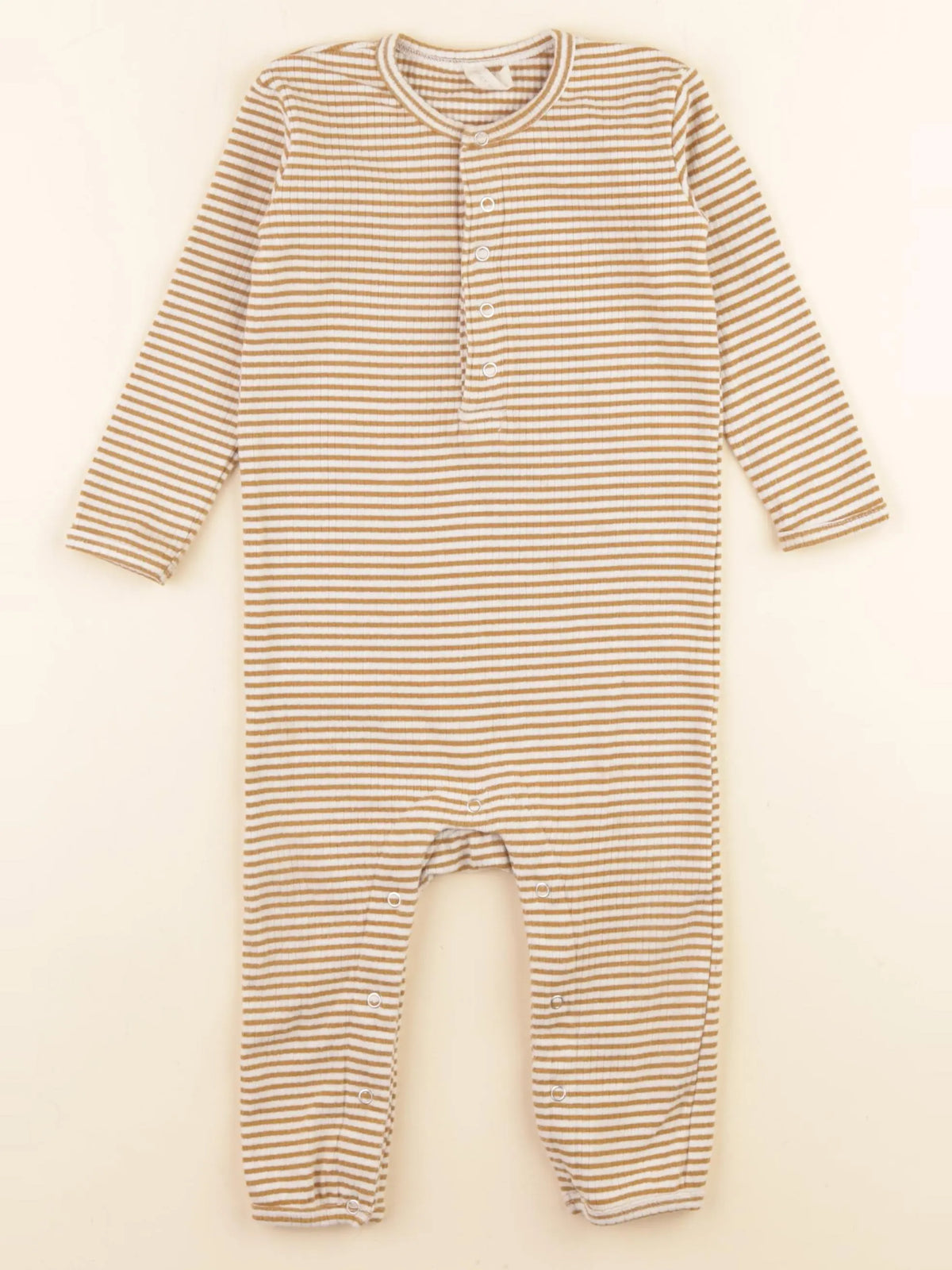 Quincy Mae - pyjama coton marron - 12/18 mois
