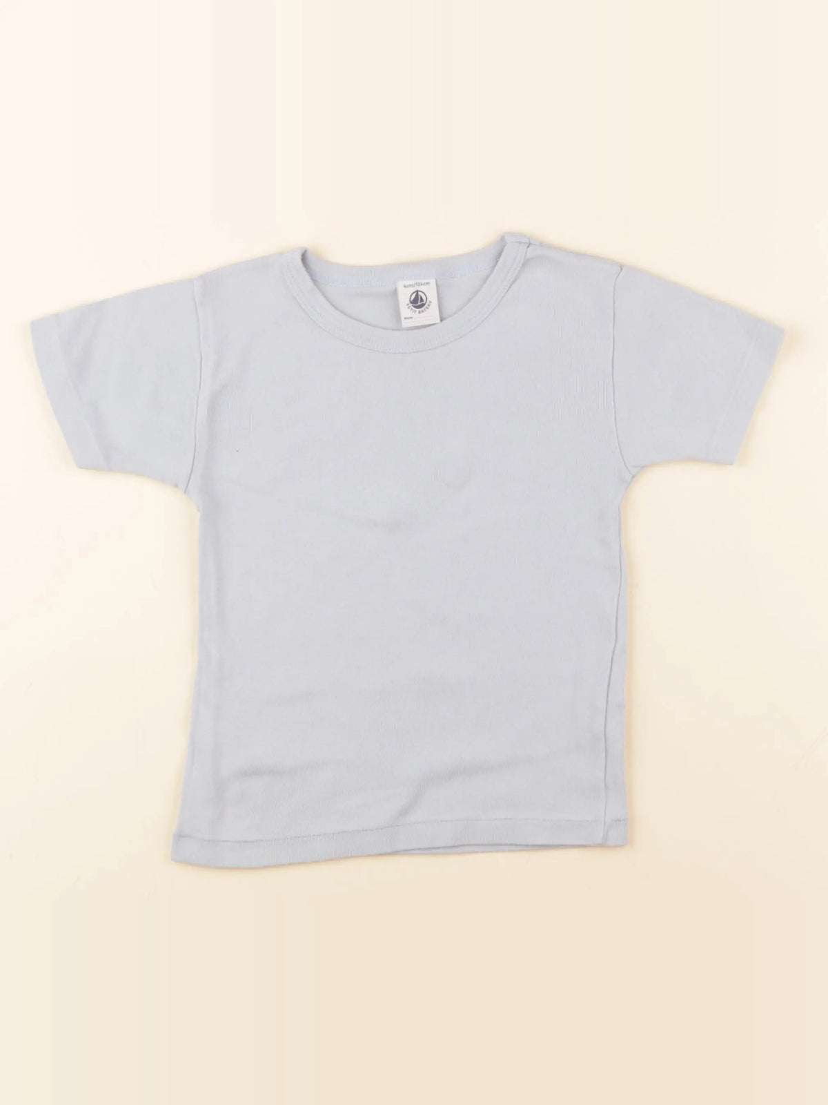 Petit Bateau - maillot de corps bleu - 4 ans