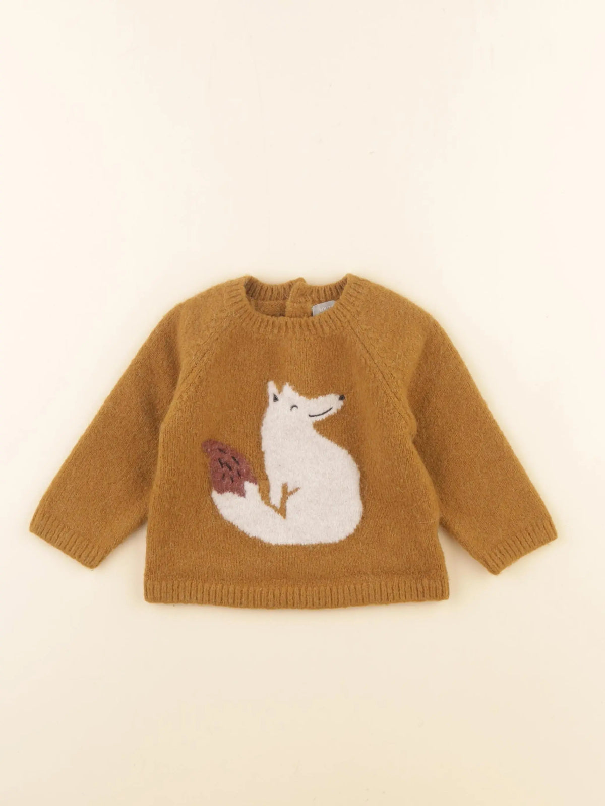 Boutchou - pull marron - 12 mois