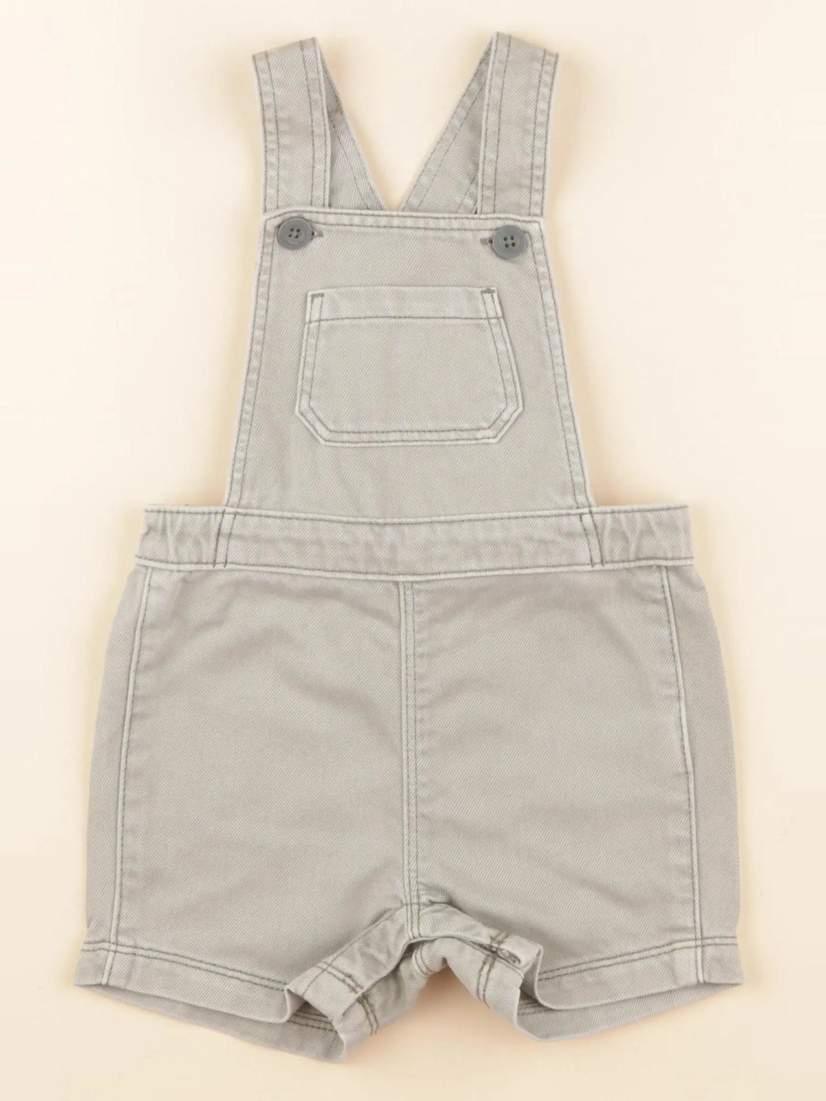 Petit Bateau - salopette vert - 6 mois