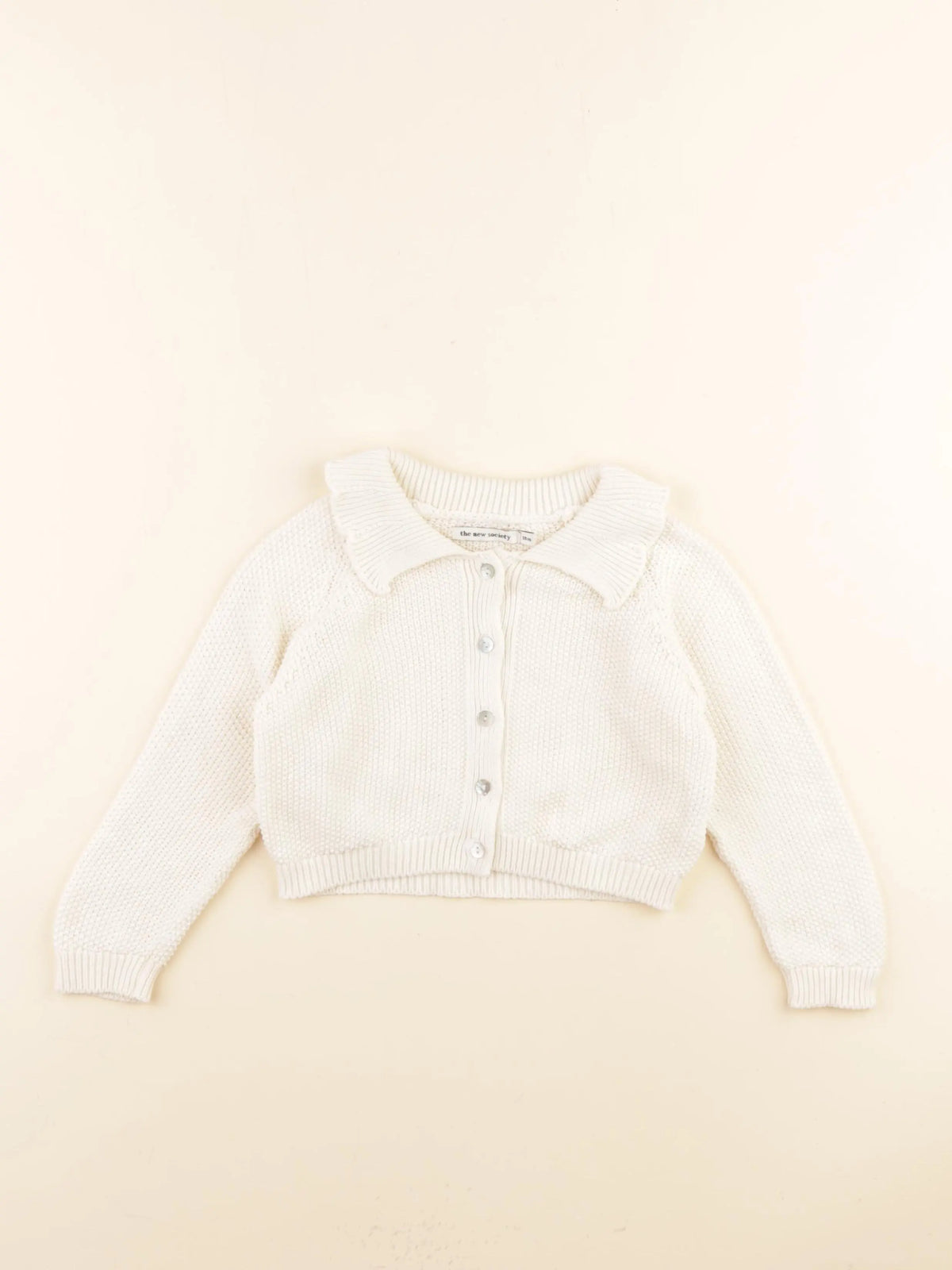 The new society - gilet beige - 18 mois