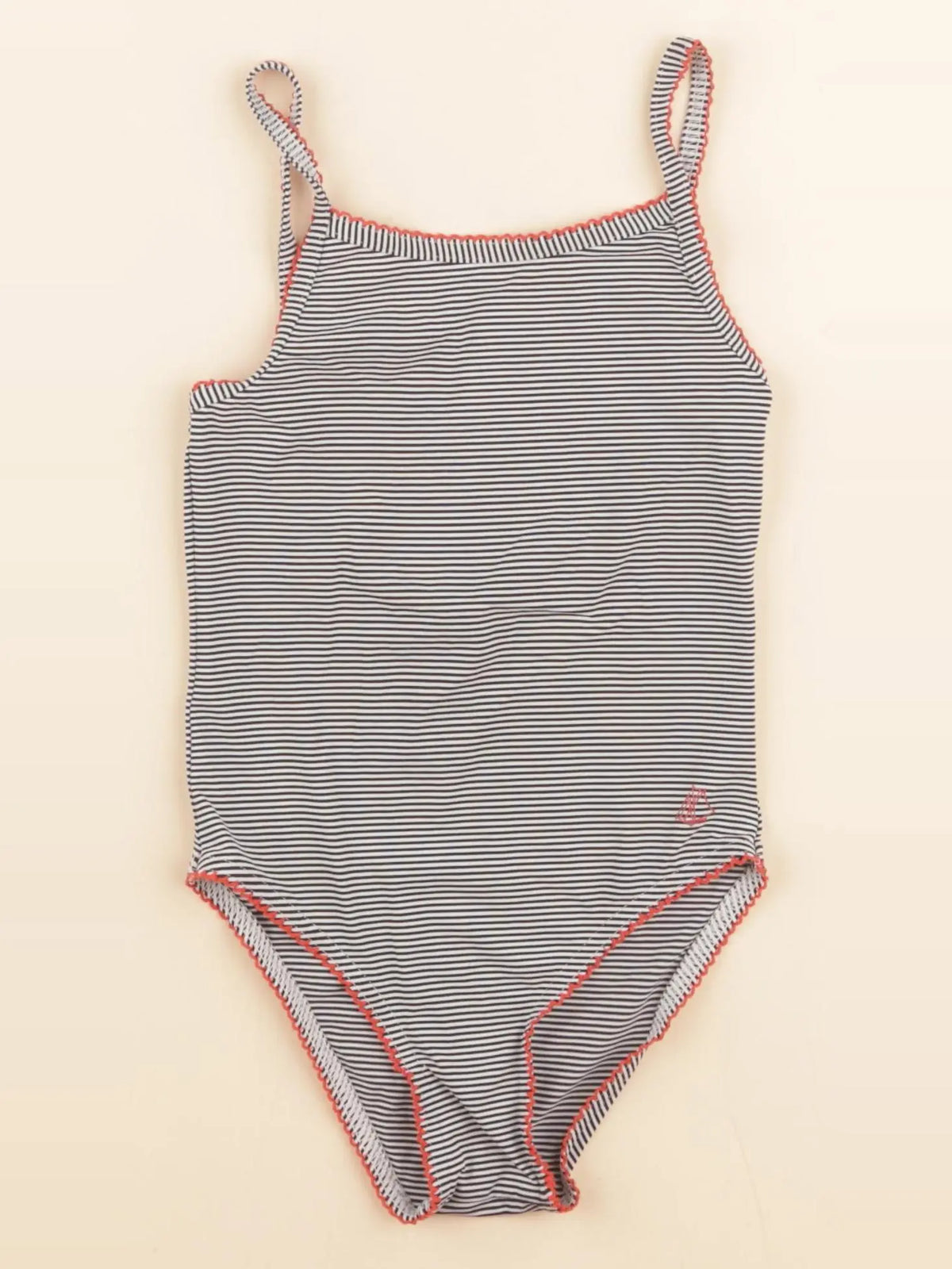 Petit Bateau - maillot de bain noir, blanc - 4 ans