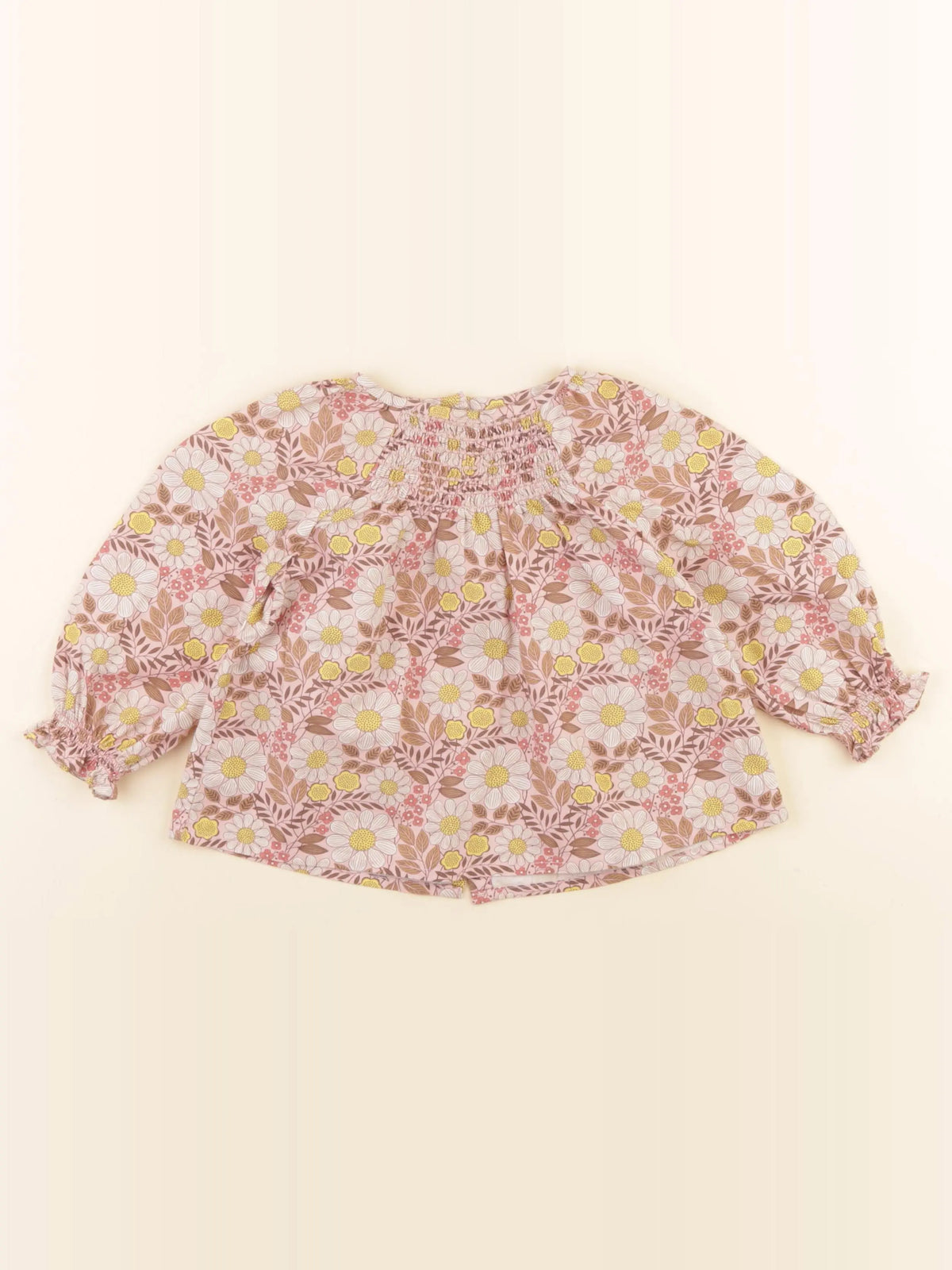 Bonton - blouse rose - 2 ans
