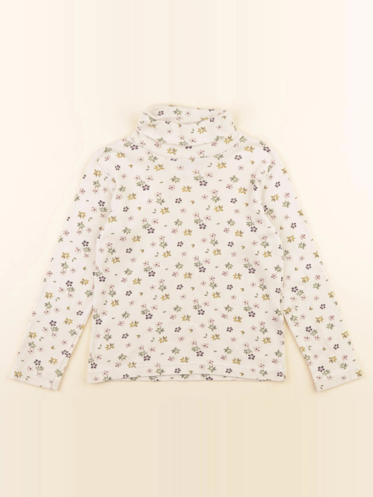 Petit Bateau - sous-pull beige - 6 ans