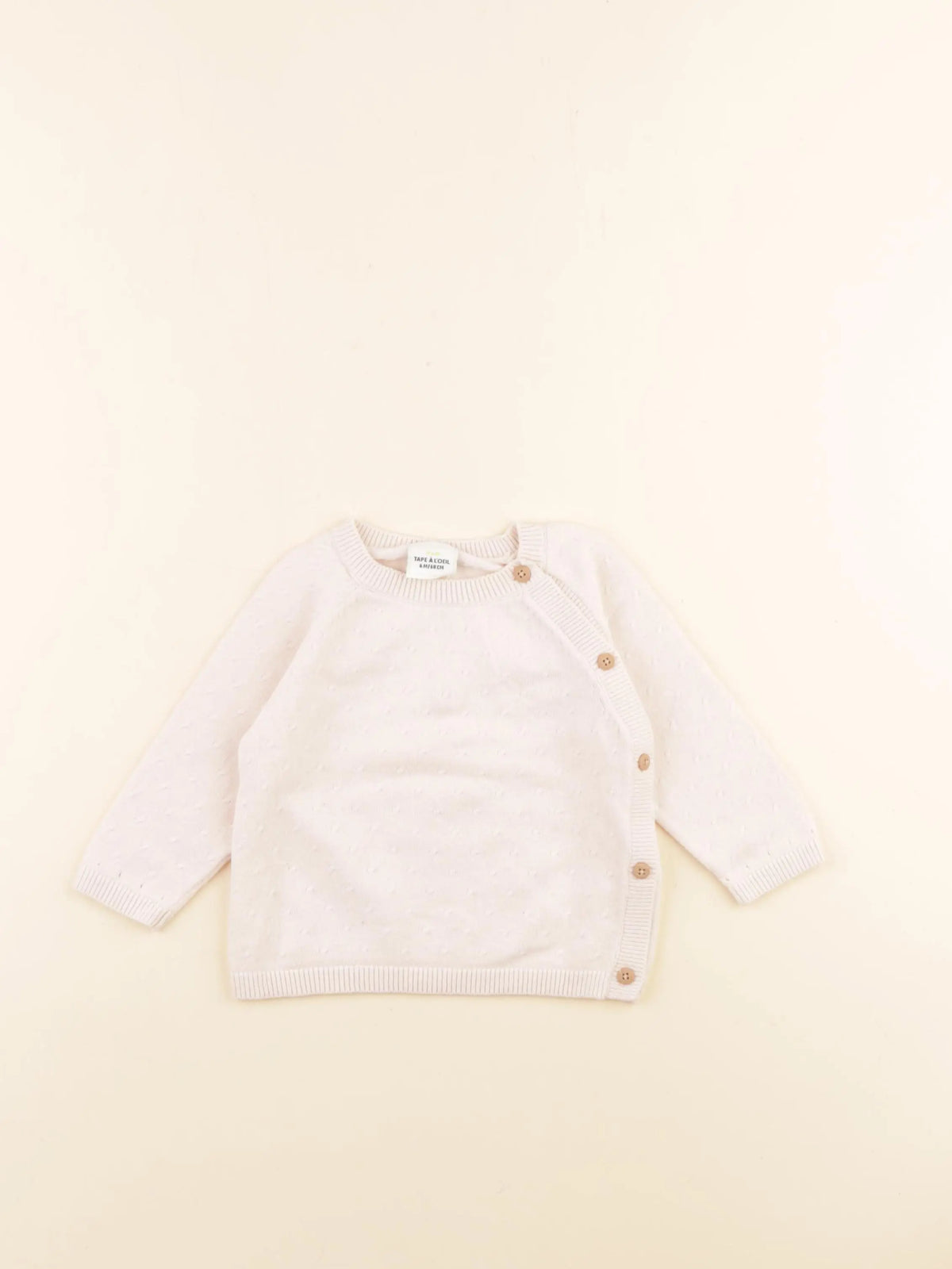 Tape à l'oeil - pull rose - 6 mois