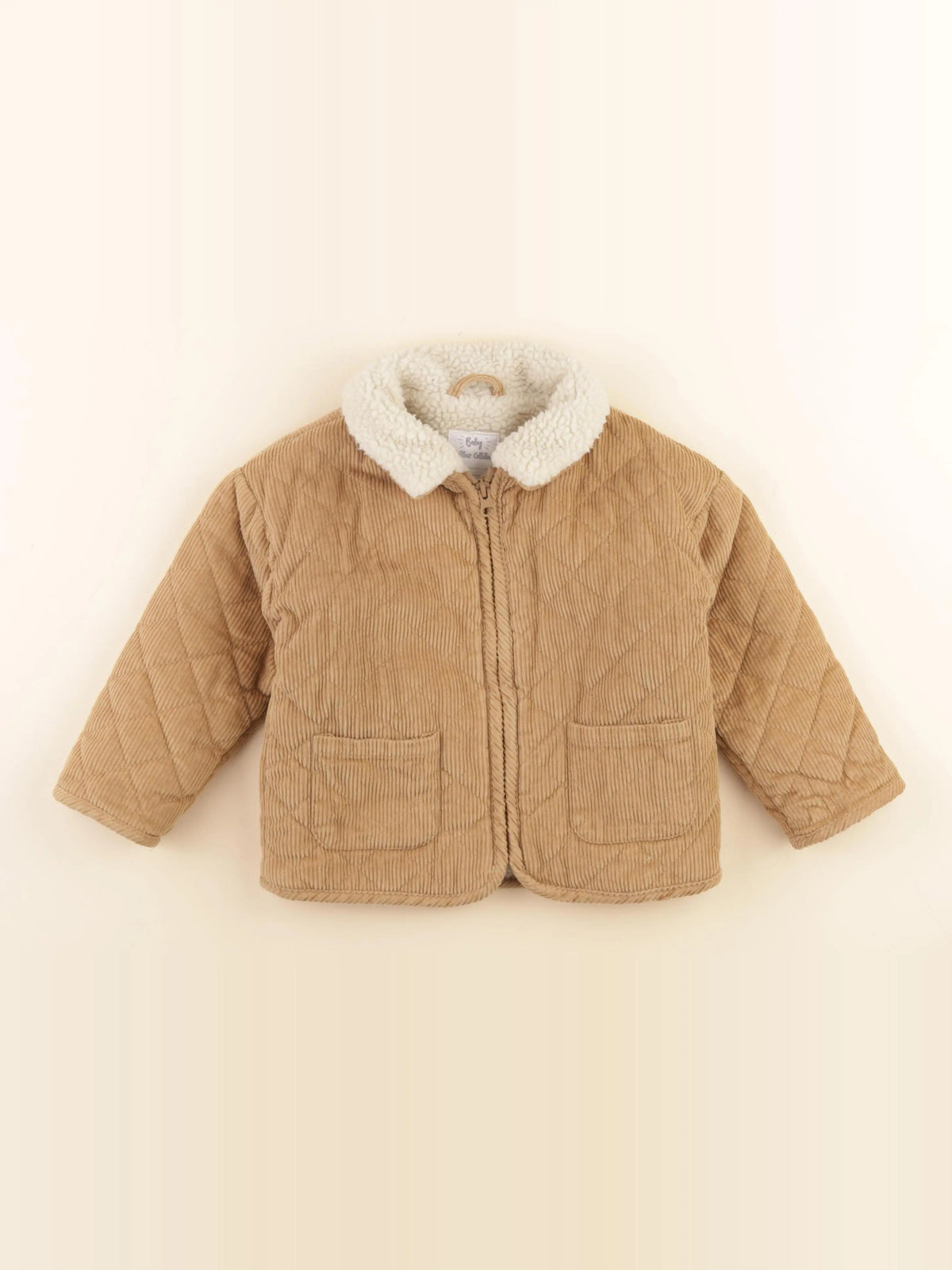 Vertbaudet - veste doublé marron - 3 ans
