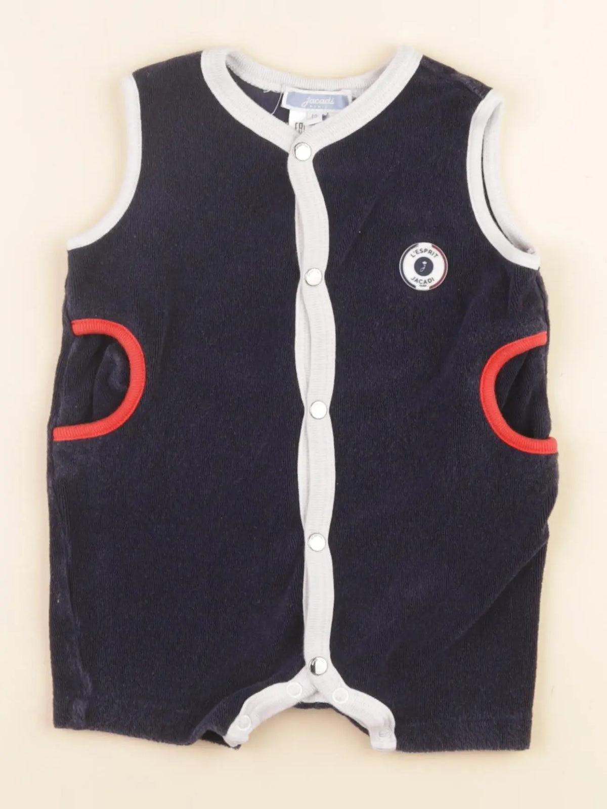 Jacadi - combinaison bleu - 12 mois