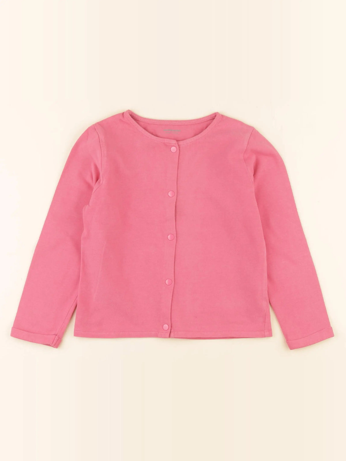 Vertbaudet - gilet rose - 6 ans
