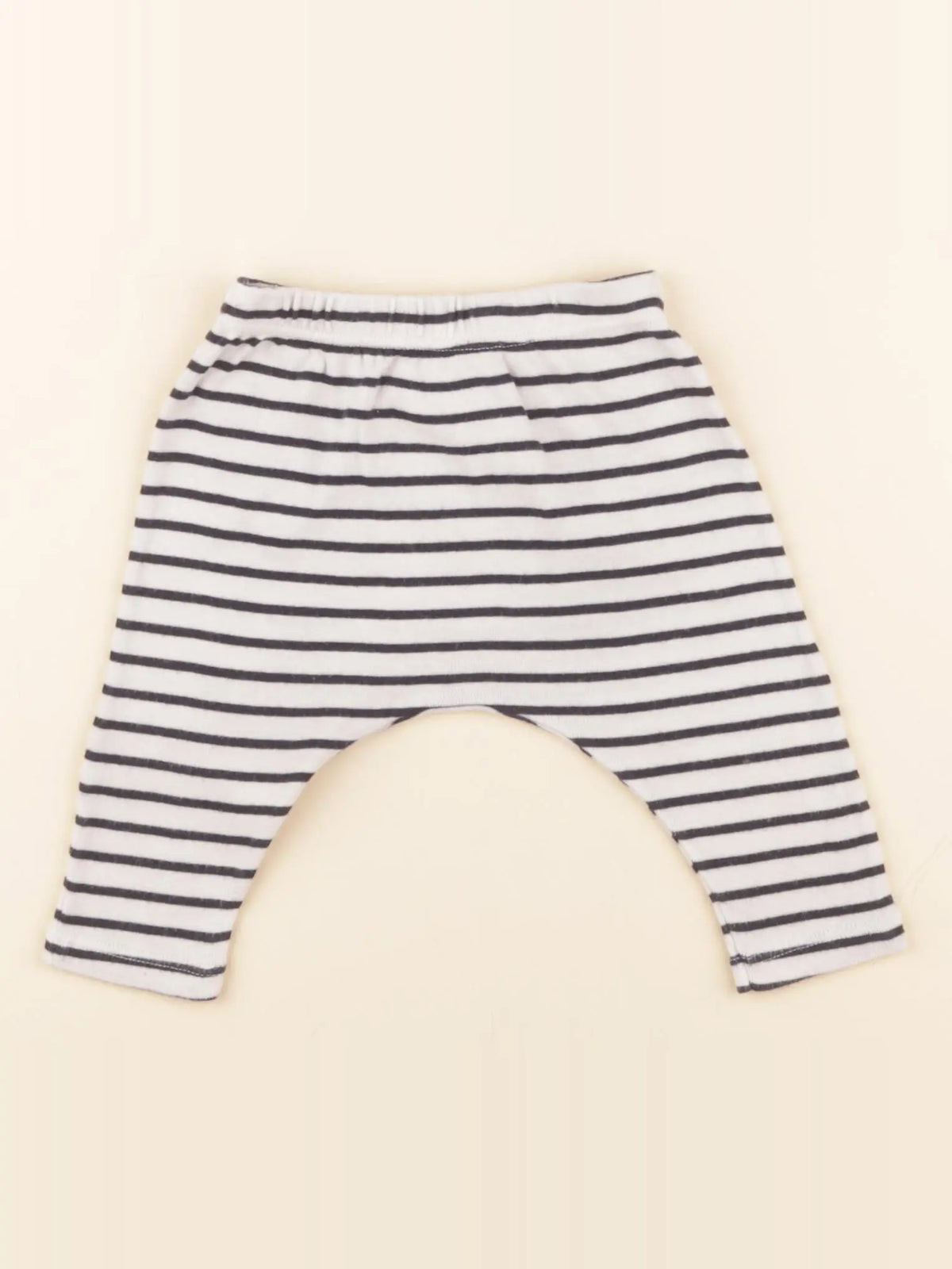 Petit Bateau - legging bleu, blanc - 3 mois