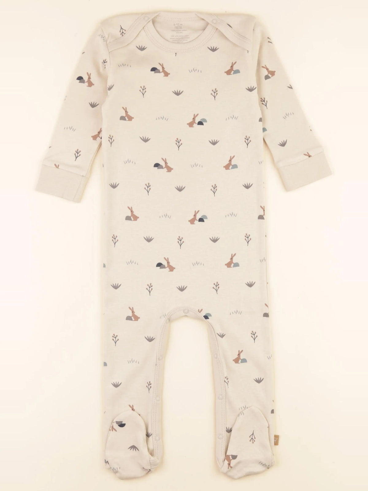 Pyjama coton lapin beige