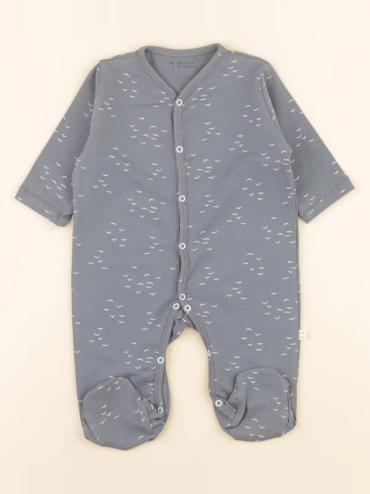 Pyjama coton mer bleu