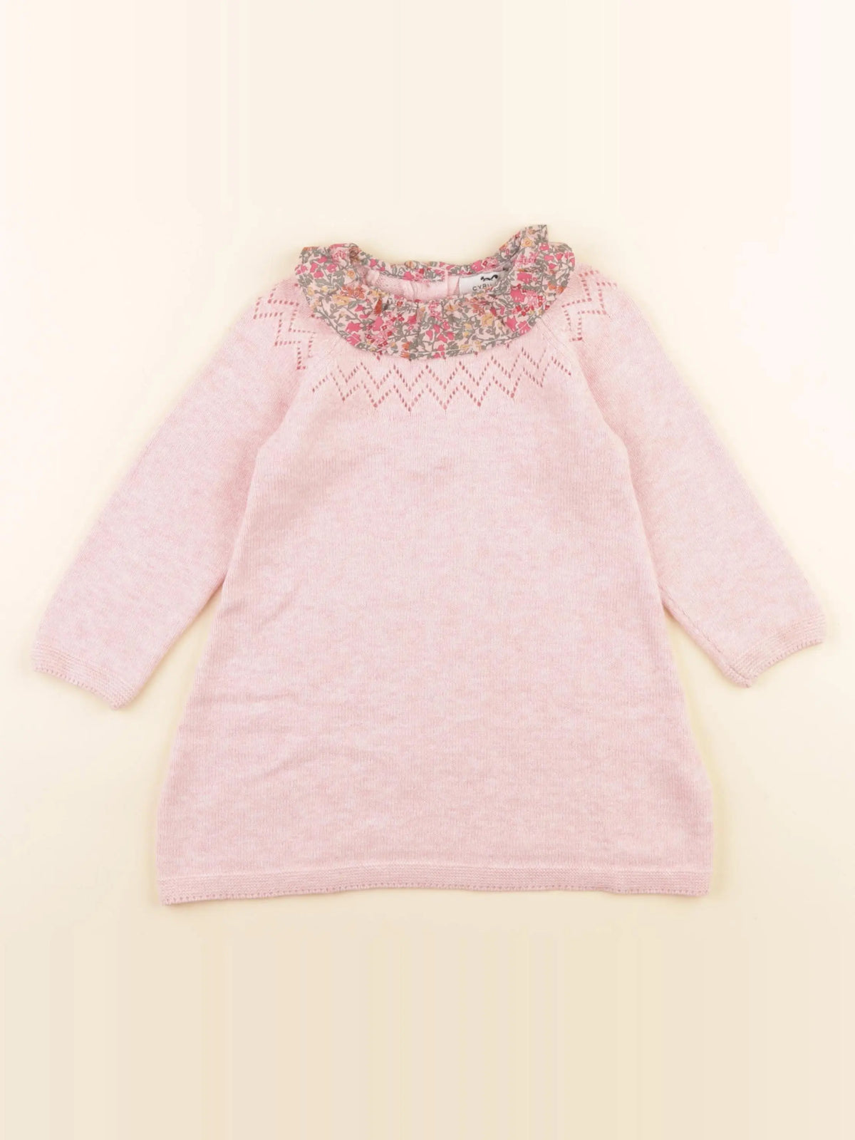 Cyrillus - robe rose - 18 mois