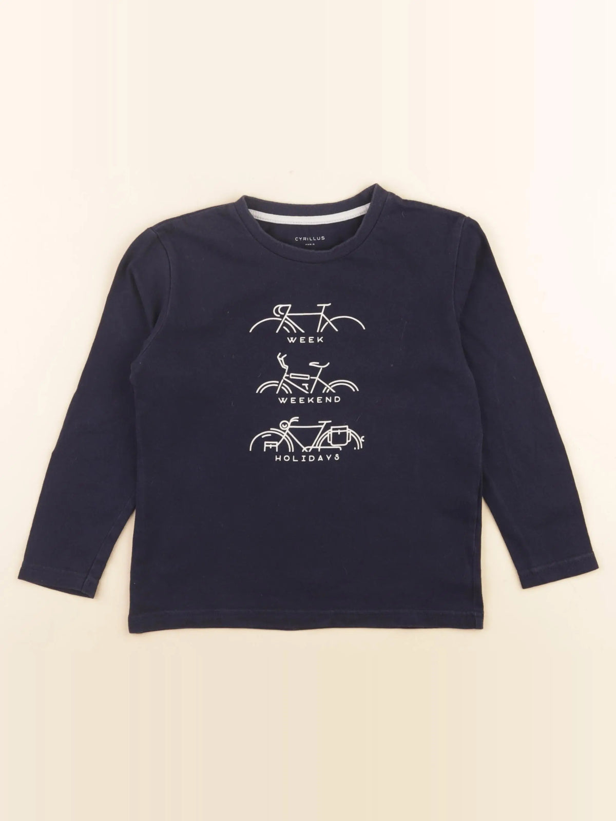 Cyrillus - tee-shirt bleu - 6 ans