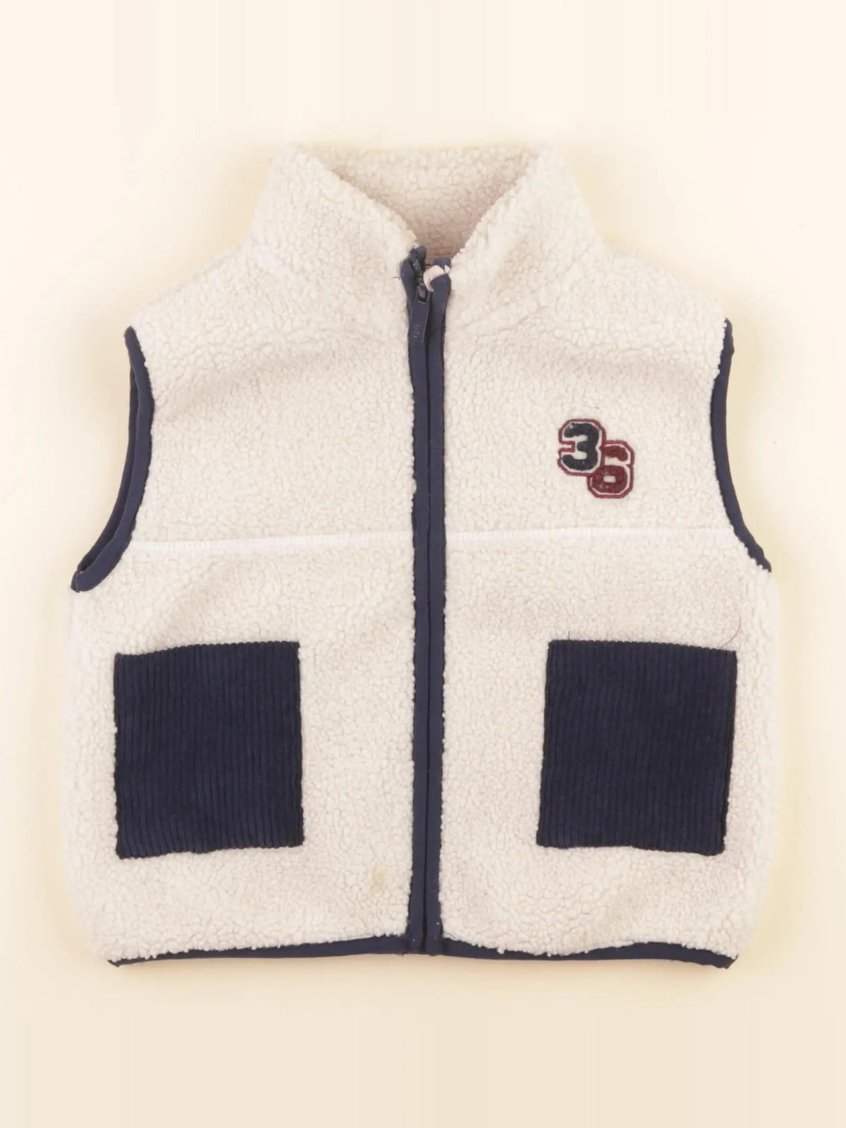 Vertbaudet - veste beige - 2 ans