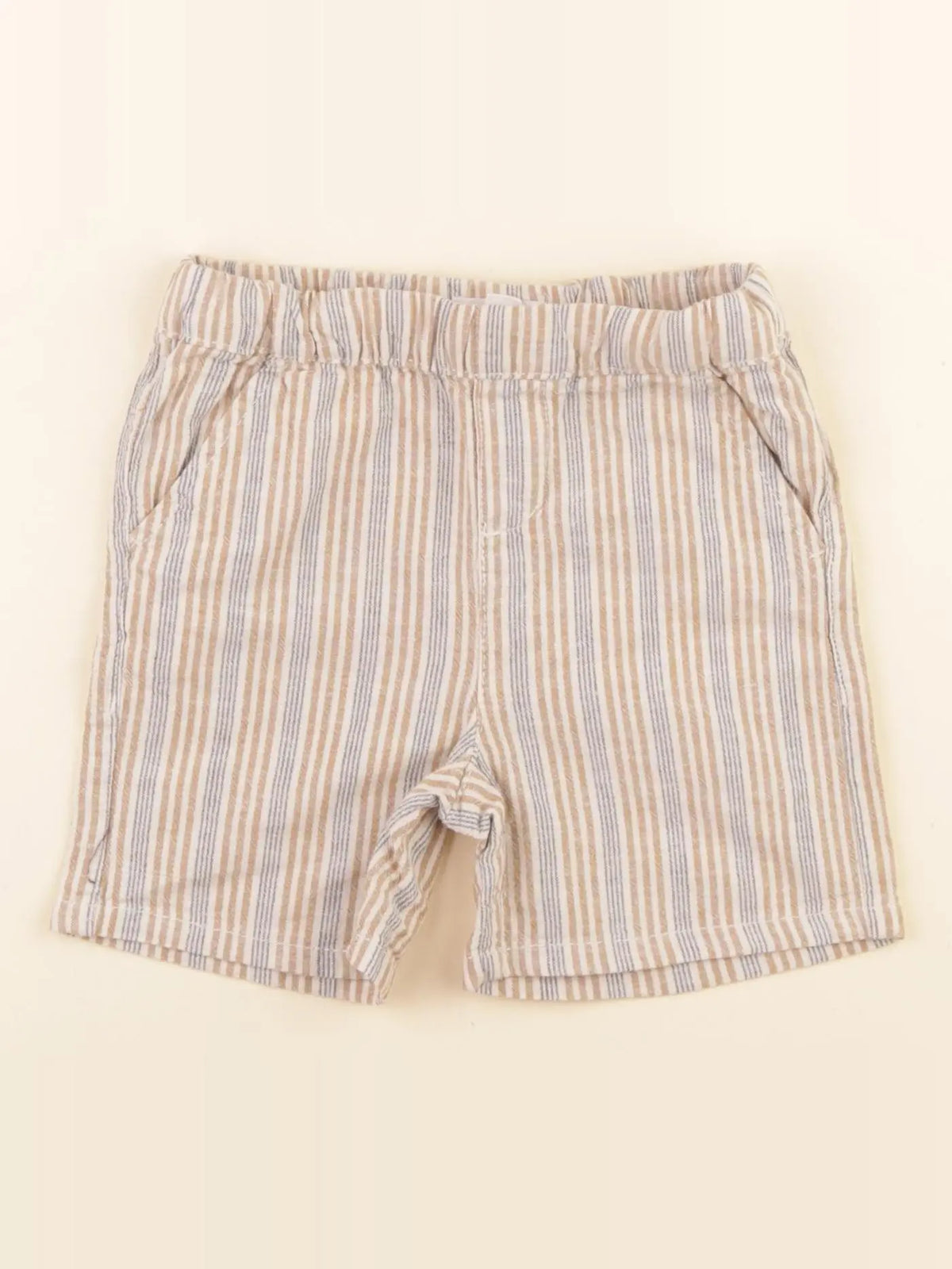 Vertbaudet - short marron - 2 ans