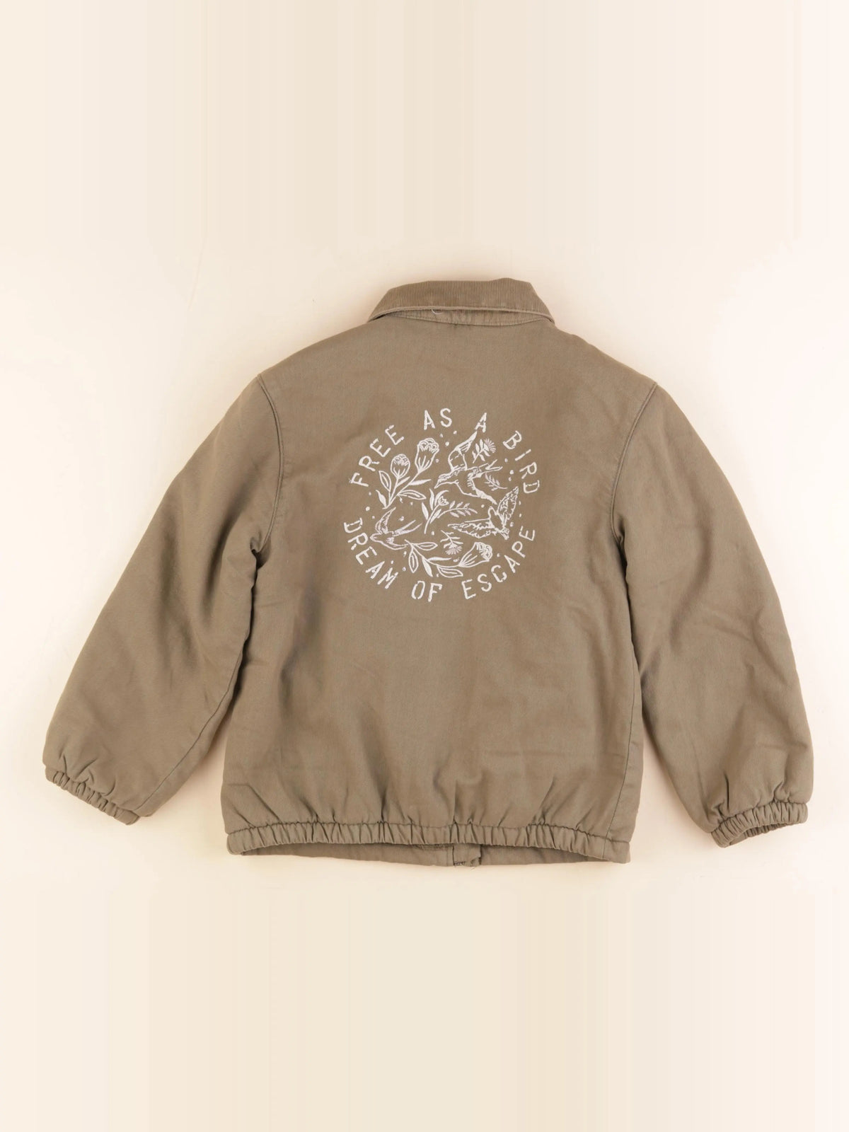 Vertbaudet - veste doublé vert - 9 ans