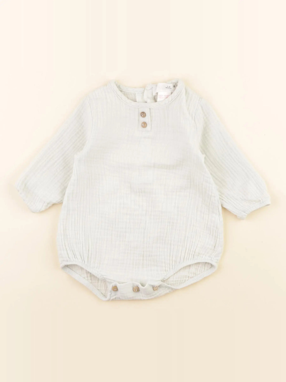 Zara - combinaison vert - 1/3 mois