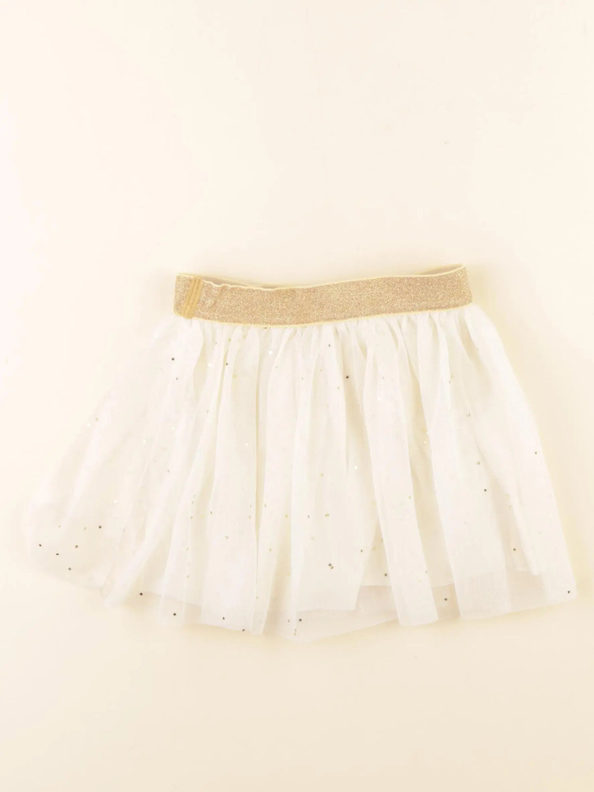 Petit Bateau - jupe beige, or - 4 ans