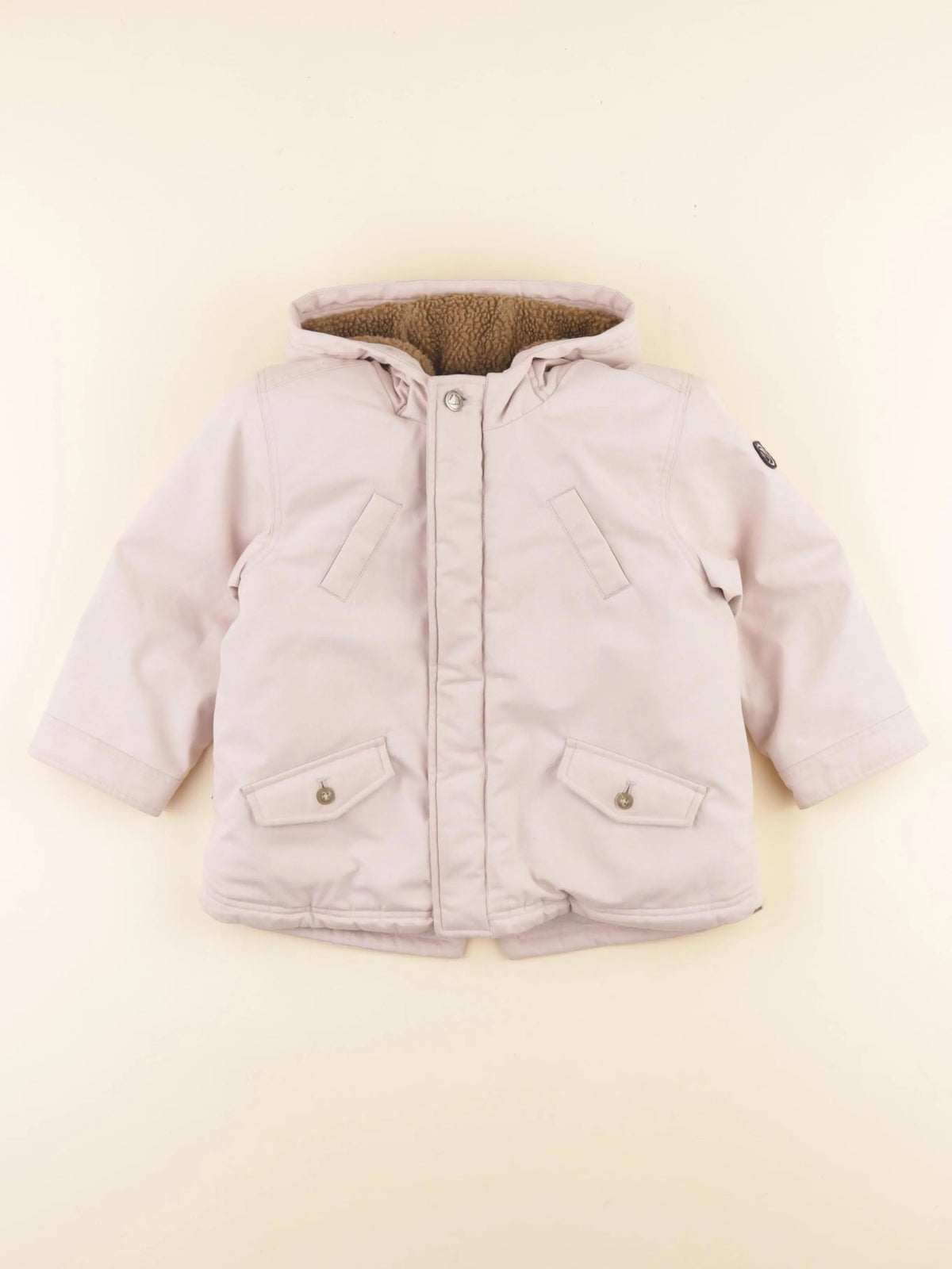 Petit Bateau - manteau rose - 36 mois