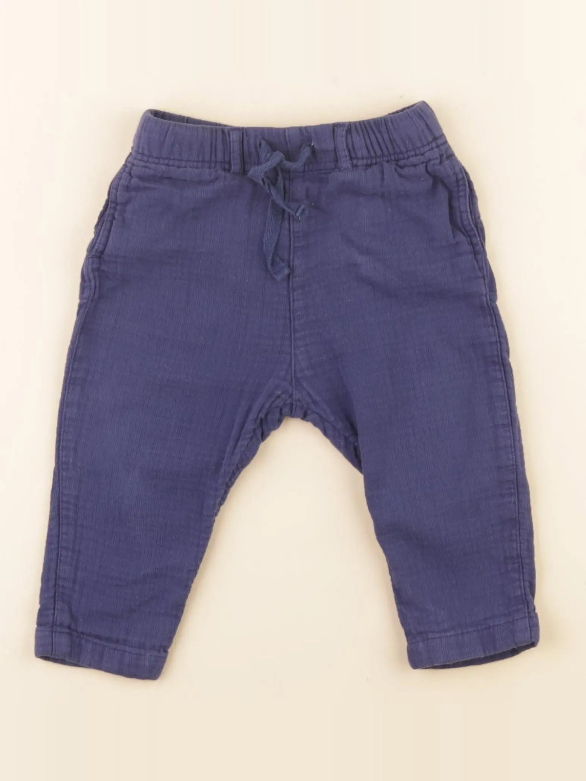 Boutchou - pantalon bleu - 9 mois