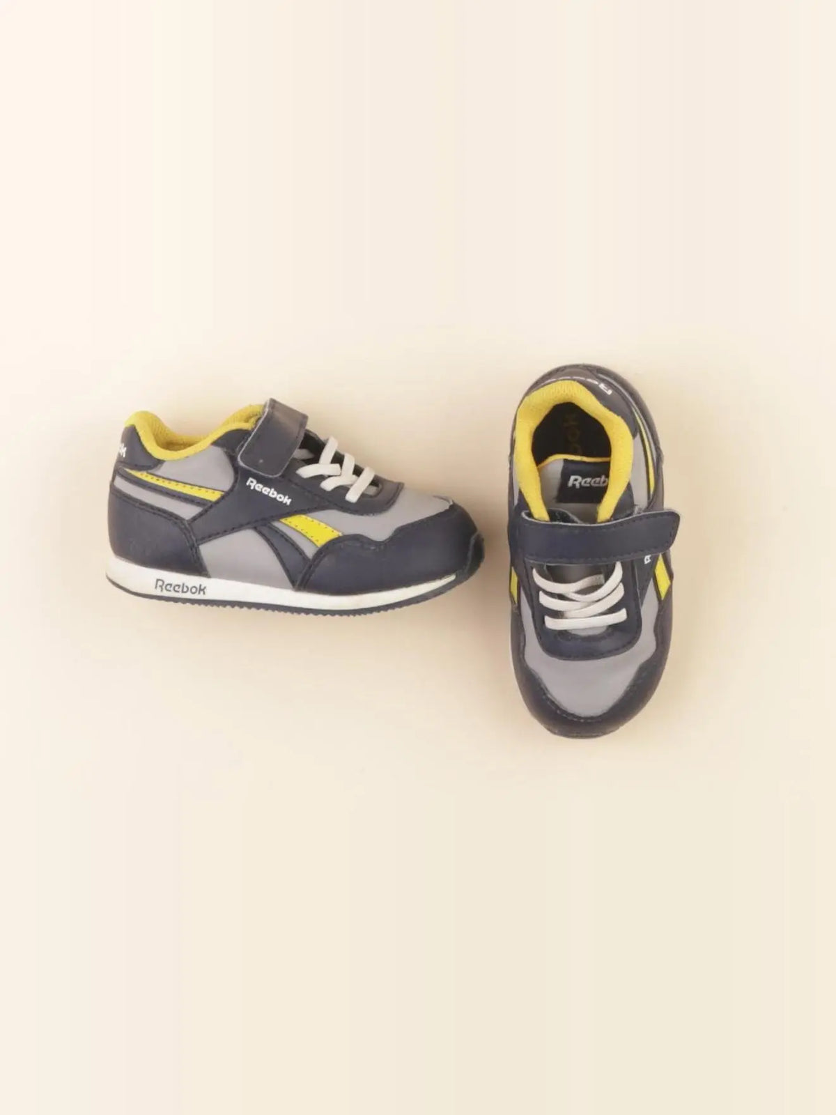 Reebok - baskets bleu, jaune - pointure 21