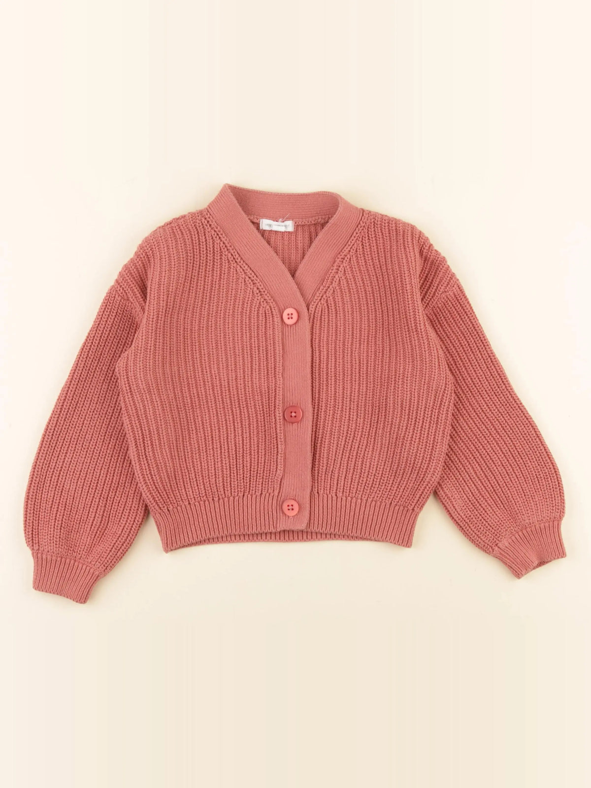 Vertbaudet - gilet rose - 5 ans