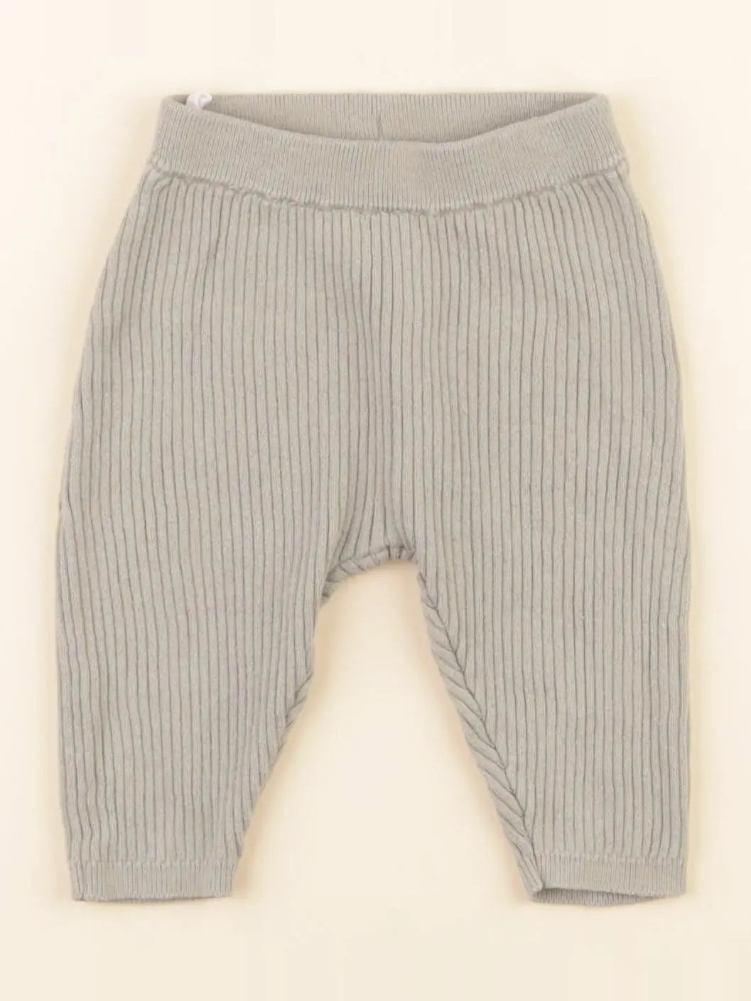 H&M - legging vert - 1/2 mois