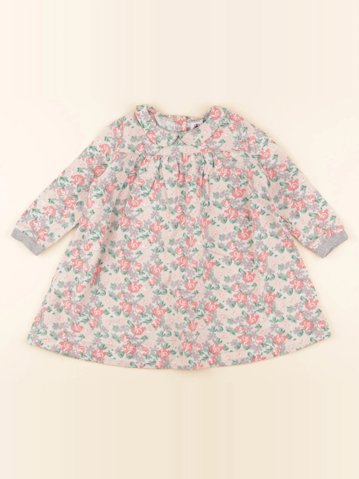 Petit Bateau - robe multicolore - 24 mois