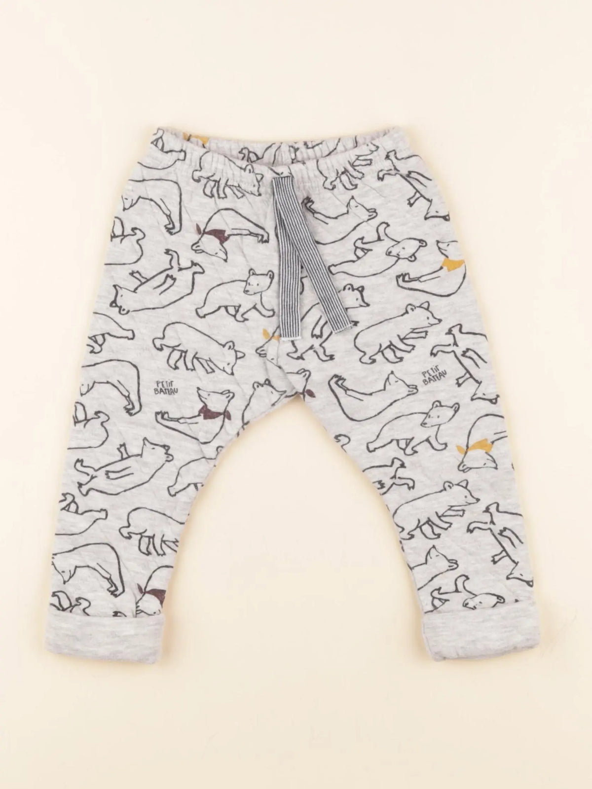 Petit Bateau - jogging gris - 12 mois
