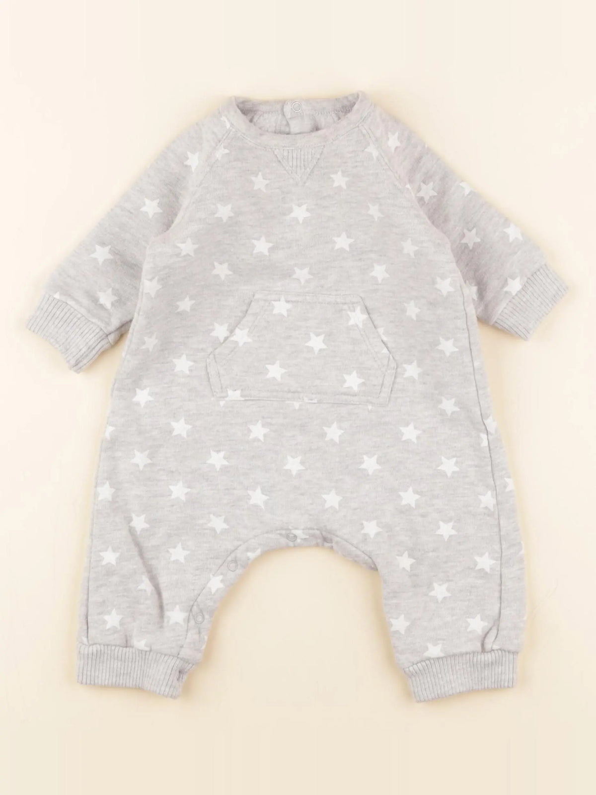 Petit Bateau - combinaison gris - 6 mois