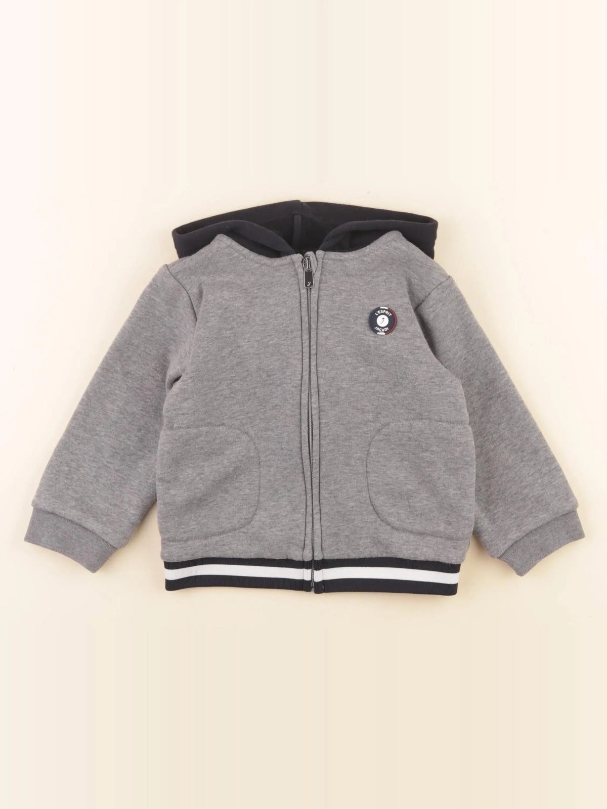 Jacadi - sweat gris - 24 mois