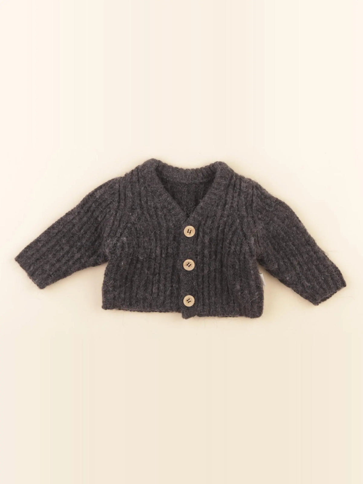 Poudre Organic - gilet gris - 1 mois